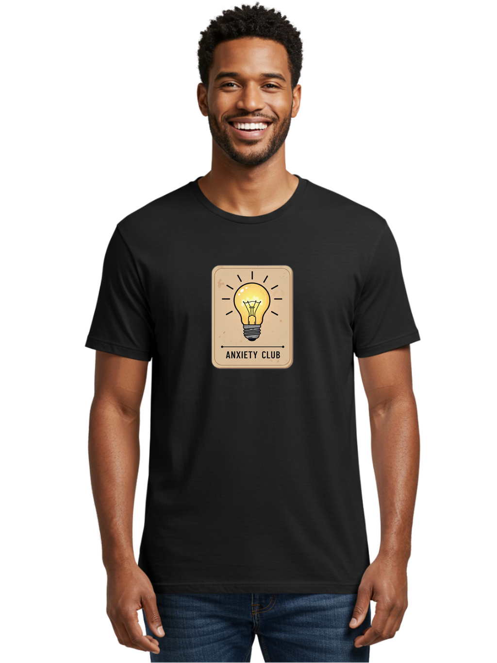 Anxiety-Club-3 Men'S Graphic Tee, 100% Cotton, Comfortable Casual Summer Wear, Machine Washable, Vintage Camera, Old Camera, Antique Camera, Black Camera, Classic Photography, Photography Equipment, Nostalgic Device, Film Camera, Camera Art Bao072