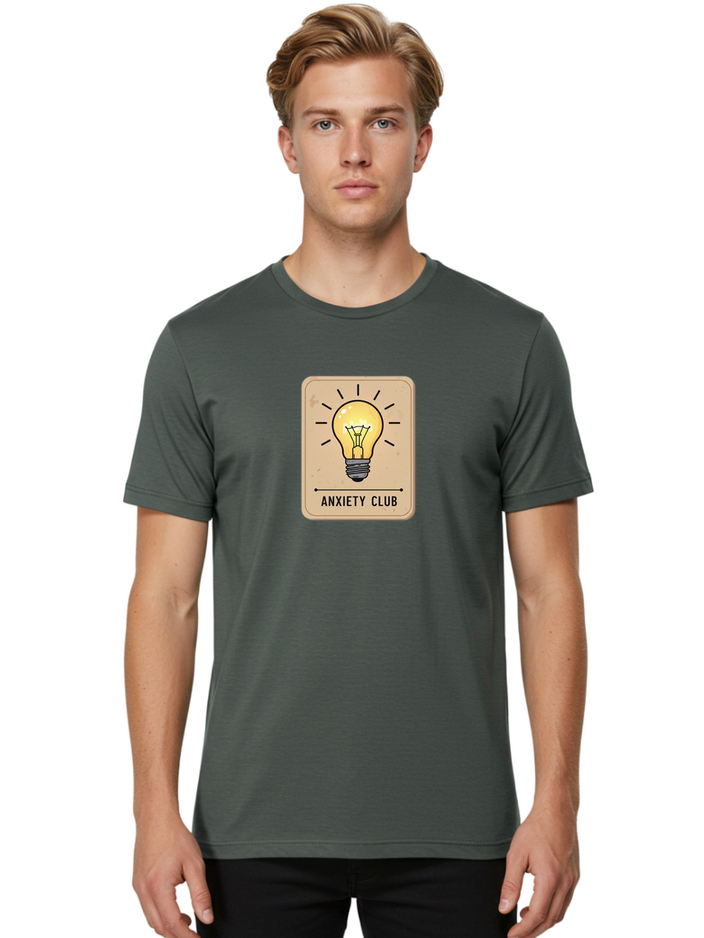 Anxiety-Club-3 Men'S Graphic Tee, 100% Cotton, Comfortable Casual Summer Wear, Machine Washable, Vintage Camera, Old Camera, Antique Camera, Black Camera, Classic Photography, Photography Equipment, Nostalgic Device, Film Camera, Camera Art Bao072