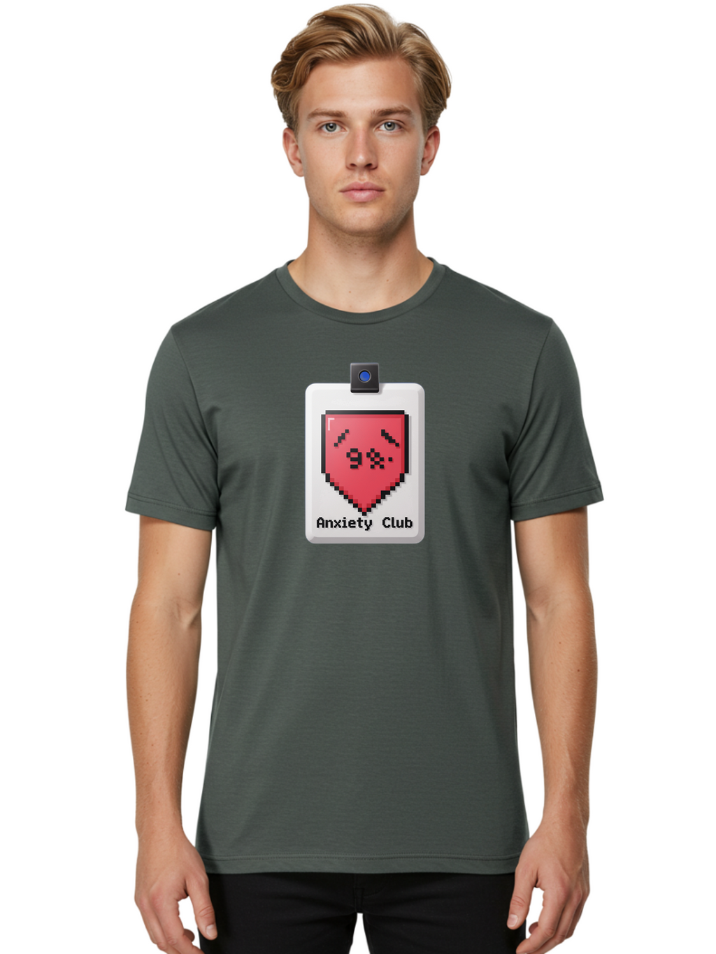 Anxiety-Club-Id Men'S Graphic Tee, 100% Cotton, Comfortable Casual Summer Wear, Machine Washable, Vintage Camera, Old Camera, Antique Camera, Black Camera, Classic Photography, Photography Equipment, Nostalgic Device, Film Camera, Camera Art Bao073