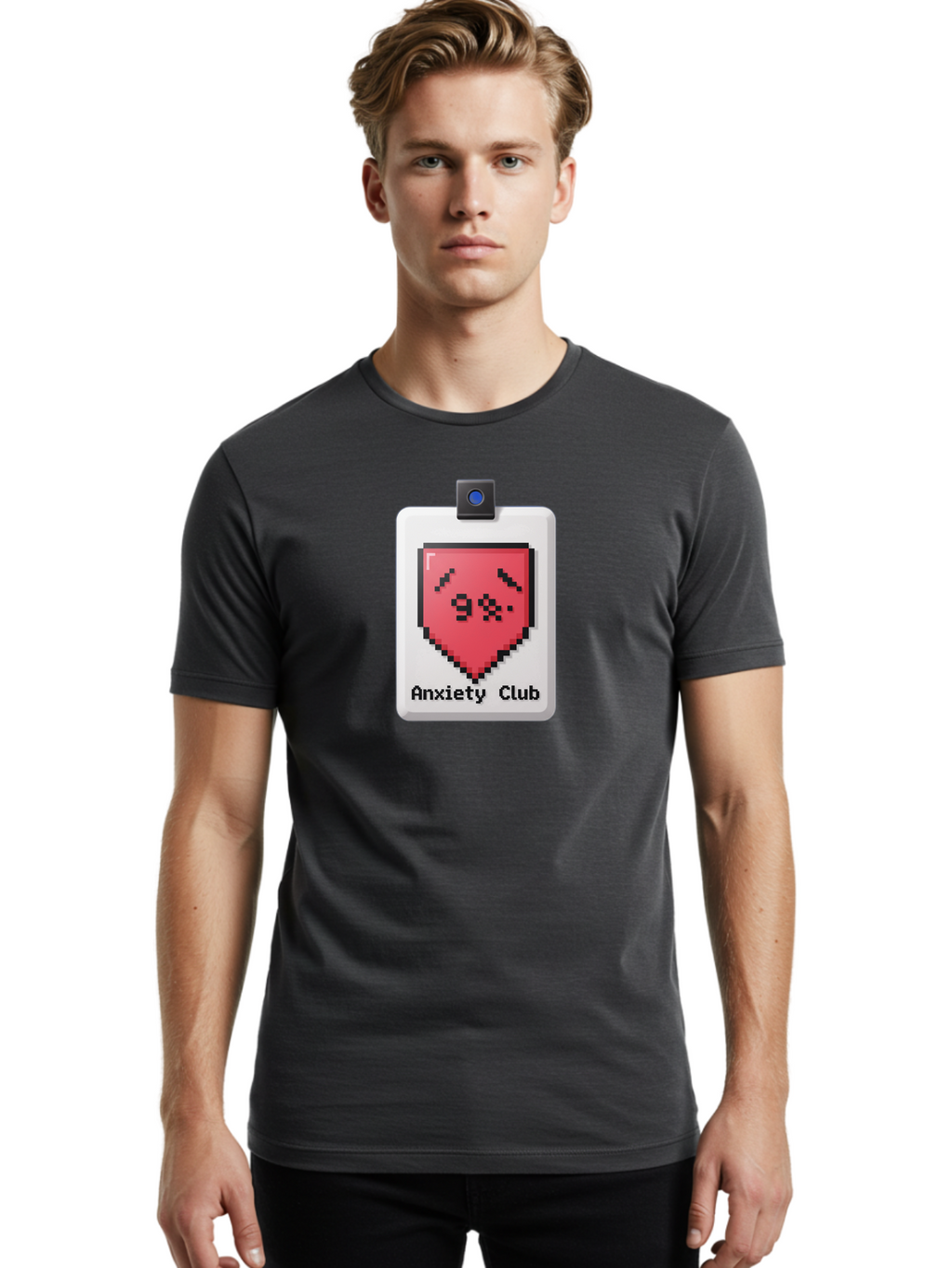Anxiety-Club-Id Men'S Graphic Tee, 100% Cotton, Comfortable Casual Summer Wear, Machine Washable, Vintage Camera, Old Camera, Antique Camera, Black Camera, Classic Photography, Photography Equipment, Nostalgic Device, Film Camera, Camera Art Bao073