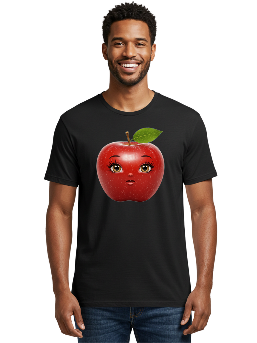Apple Men'S Graphic Tee, 100% Cotton, Comfortable Casual Summer Wear, Machine Washable, Vintage Camera, Old Camera, Antique Camera, Black Camera, Classic Photography, Photography Equipment, Nostalgic Device, Film Camera, Camera Art Bao075