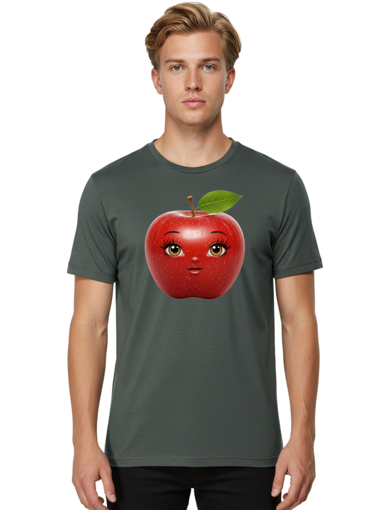Apple Men'S Graphic Tee, 100% Cotton, Comfortable Casual Summer Wear, Machine Washable, Vintage Camera, Old Camera, Antique Camera, Black Camera, Classic Photography, Photography Equipment, Nostalgic Device, Film Camera, Camera Art Bao075