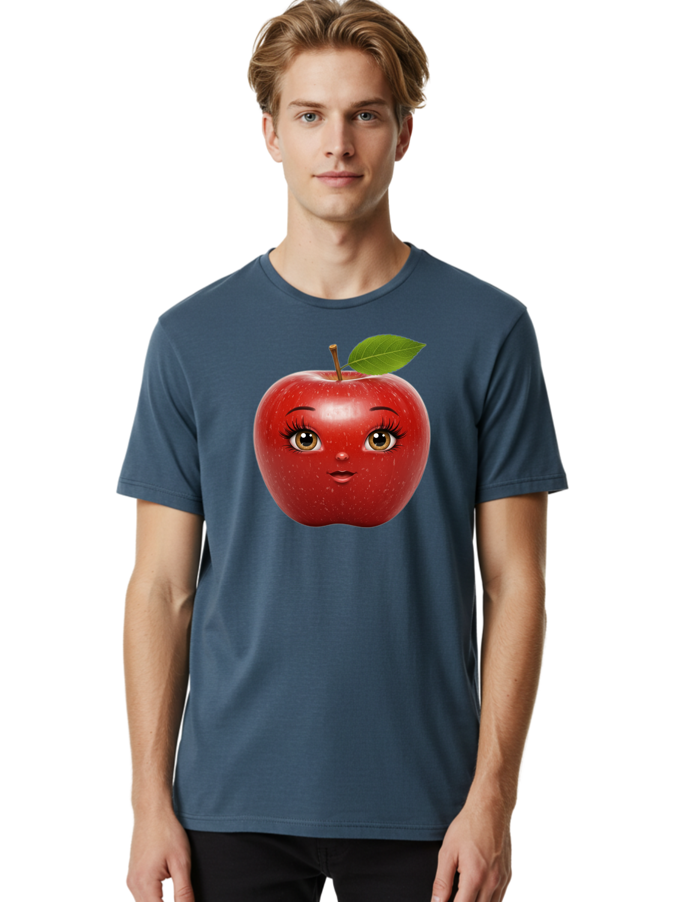 Apple Men'S Graphic Tee, 100% Cotton, Comfortable Casual Summer Wear, Machine Washable, Vintage Camera, Old Camera, Antique Camera, Black Camera, Classic Photography, Photography Equipment, Nostalgic Device, Film Camera, Camera Art Bao075