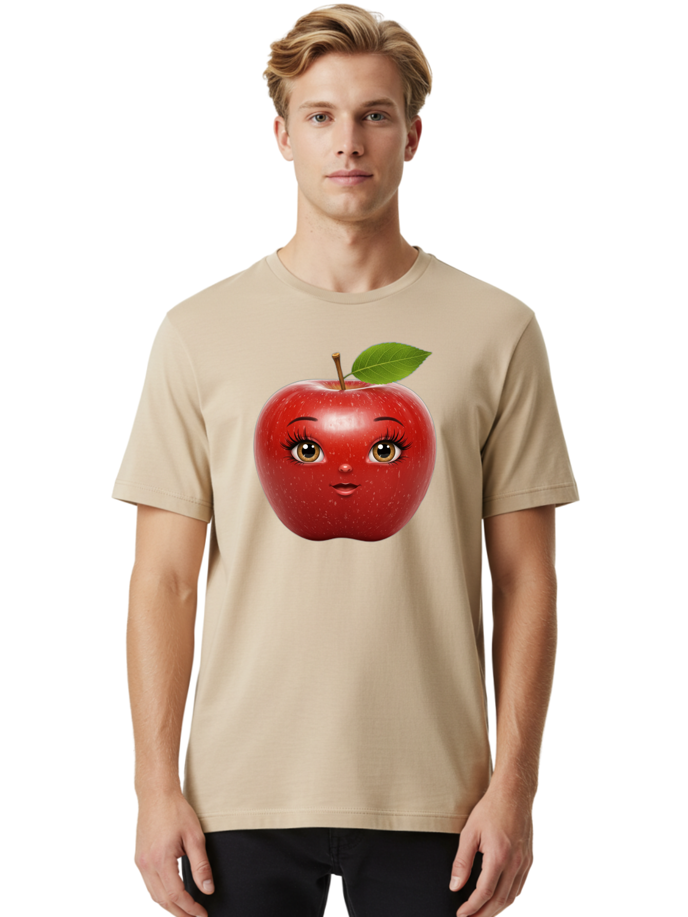 Apple Men'S Graphic Tee, 100% Cotton, Comfortable Casual Summer Wear, Machine Washable, Vintage Camera, Old Camera, Antique Camera, Black Camera, Classic Photography, Photography Equipment, Nostalgic Device, Film Camera, Camera Art Bao075