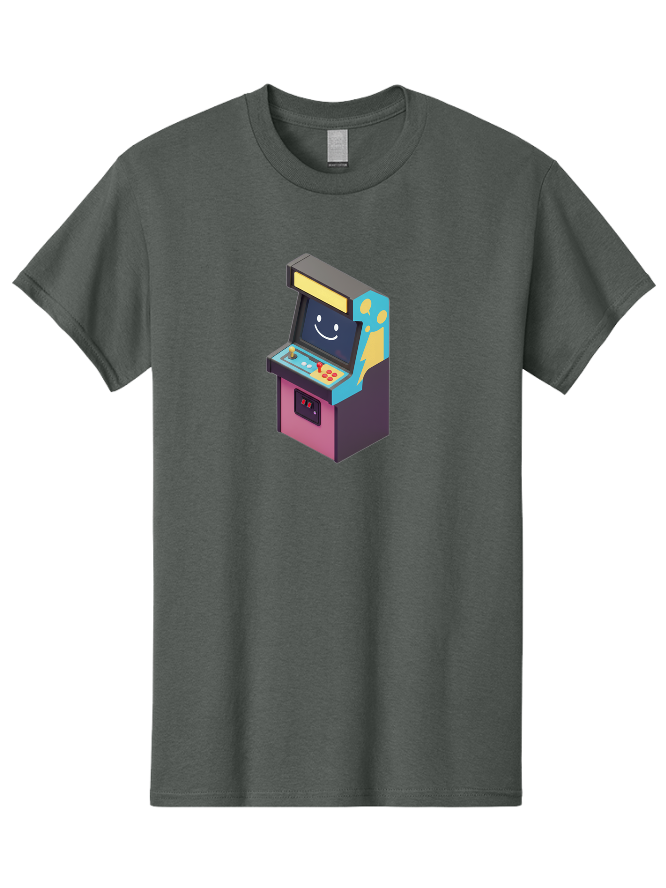 Arcade-Machine-1 Men'S Graphic Tee, 100% Cotton, Comfortable Casual Summer Wear, Machine Washable, Vintage Camera, Old Camera, Antique Camera, Black Camera, Classic Photography, Photography Equipment, Nostalgic Device, Film Camera, Camera Art Bao076