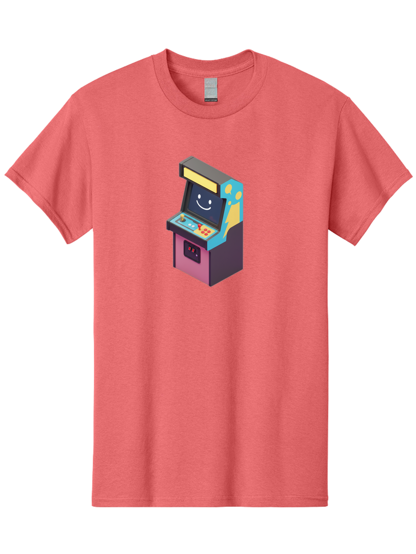 Arcade-Machine-1 Men'S Graphic Tee, 100% Cotton, Comfortable Casual Summer Wear, Machine Washable, Vintage Camera, Old Camera, Antique Camera, Black Camera, Classic Photography, Photography Equipment, Nostalgic Device, Film Camera, Camera Art Bao076