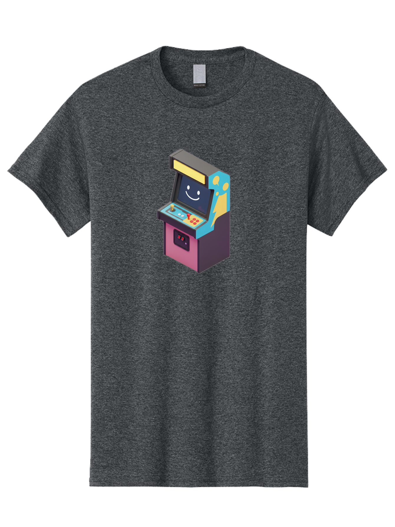 Arcade-Machine-1 Men'S Graphic Tee, 100% Cotton, Comfortable Casual Summer Wear, Machine Washable, Vintage Camera, Old Camera, Antique Camera, Black Camera, Classic Photography, Photography Equipment, Nostalgic Device, Film Camera, Camera Art Bao076