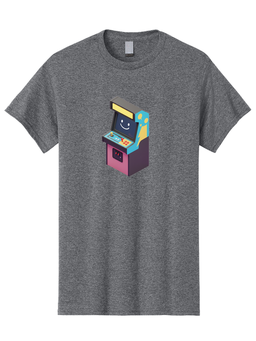 Arcade-Machine-1 Men'S Graphic Tee, 100% Cotton, Comfortable Casual Summer Wear, Machine Washable, Vintage Camera, Old Camera, Antique Camera, Black Camera, Classic Photography, Photography Equipment, Nostalgic Device, Film Camera, Camera Art Bao076
