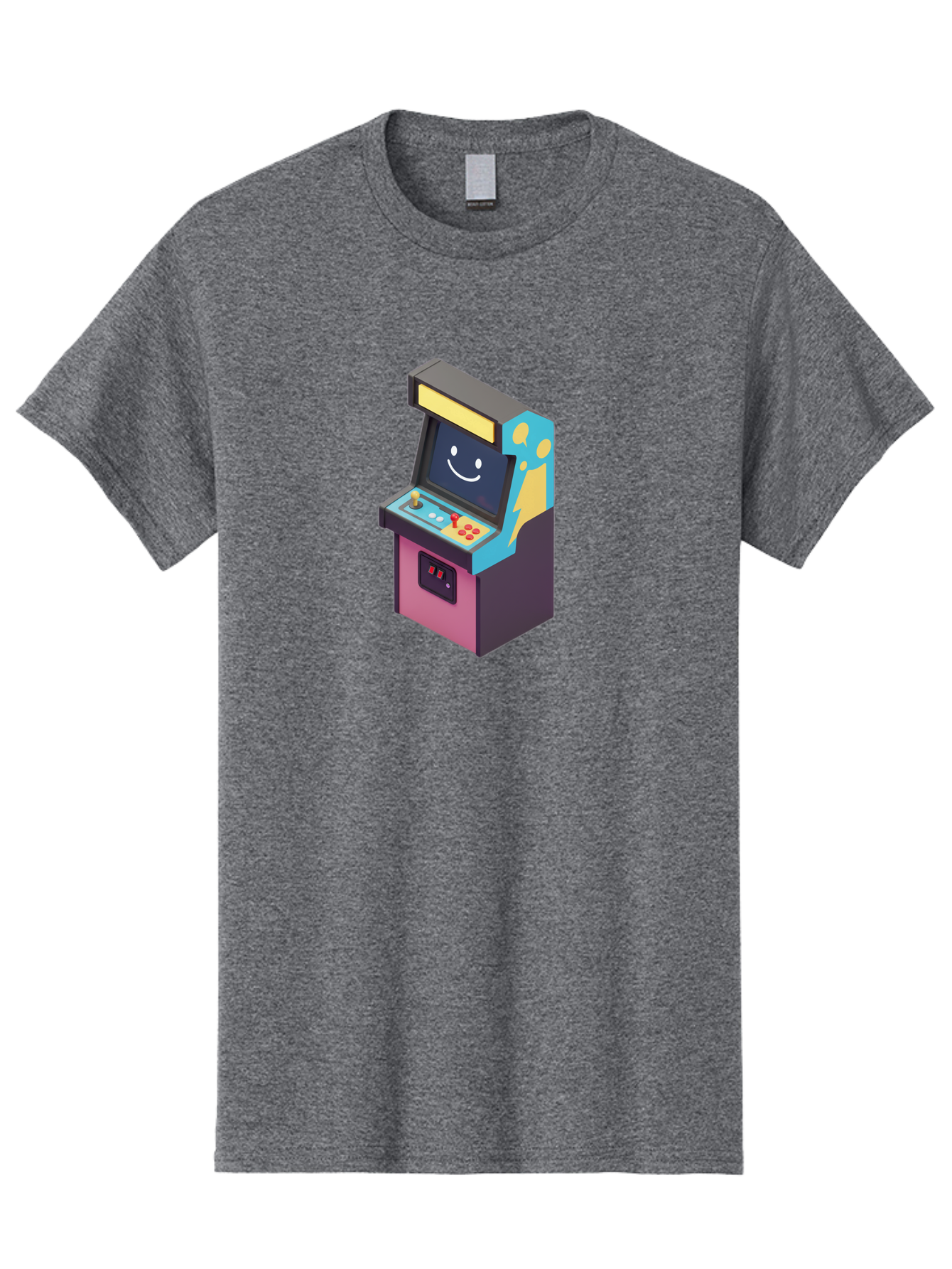 Arcade-Machine-1 Men'S Graphic Tee, 100% Cotton, Comfortable Casual Summer Wear, Machine Washable, Vintage Camera, Old Camera, Antique Camera, Black Camera, Classic Photography, Photography Equipment, Nostalgic Device, Film Camera, Camera Art Bao076