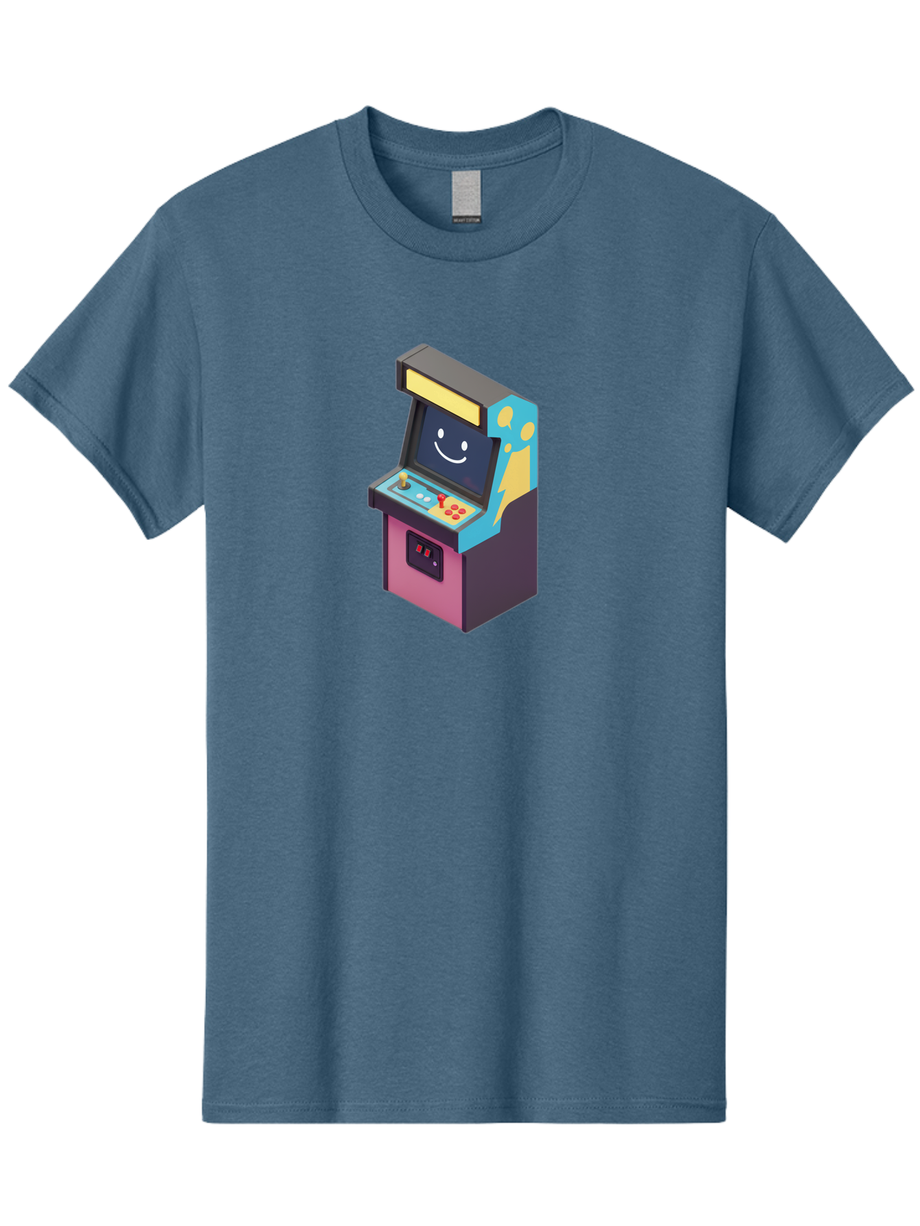 Arcade-Machine-1 Men'S Graphic Tee, 100% Cotton, Comfortable Casual Summer Wear, Machine Washable, Vintage Camera, Old Camera, Antique Camera, Black Camera, Classic Photography, Photography Equipment, Nostalgic Device, Film Camera, Camera Art Bao076