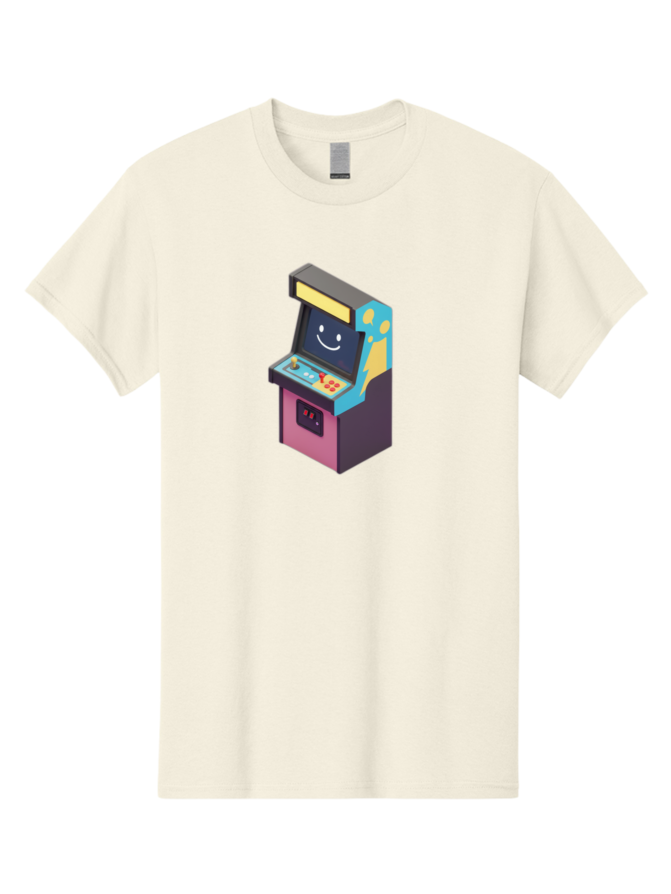 Arcade-Machine-1 Men'S Graphic Tee, 100% Cotton, Comfortable Casual Summer Wear, Machine Washable, Vintage Camera, Old Camera, Antique Camera, Black Camera, Classic Photography, Photography Equipment, Nostalgic Device, Film Camera, Camera Art Bao076
