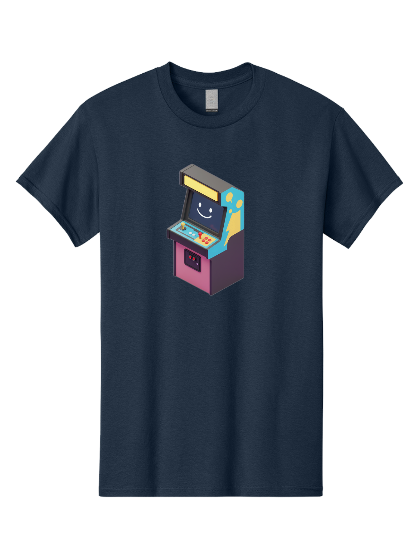 Arcade-Machine-1 Men'S Graphic Tee, 100% Cotton, Comfortable Casual Summer Wear, Machine Washable, Vintage Camera, Old Camera, Antique Camera, Black Camera, Classic Photography, Photography Equipment, Nostalgic Device, Film Camera, Camera Art Bao076