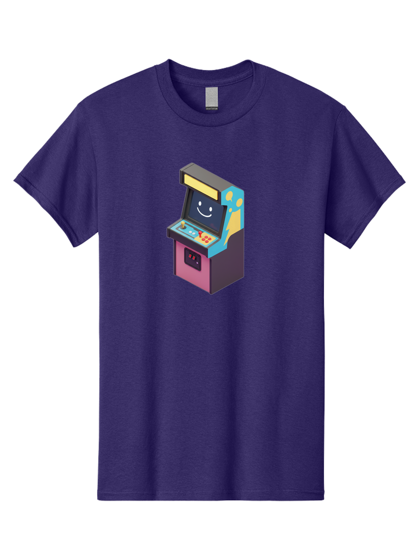 Arcade-Machine-1 Men'S Graphic Tee, 100% Cotton, Comfortable Casual Summer Wear, Machine Washable, Vintage Camera, Old Camera, Antique Camera, Black Camera, Classic Photography, Photography Equipment, Nostalgic Device, Film Camera, Camera Art Bao076