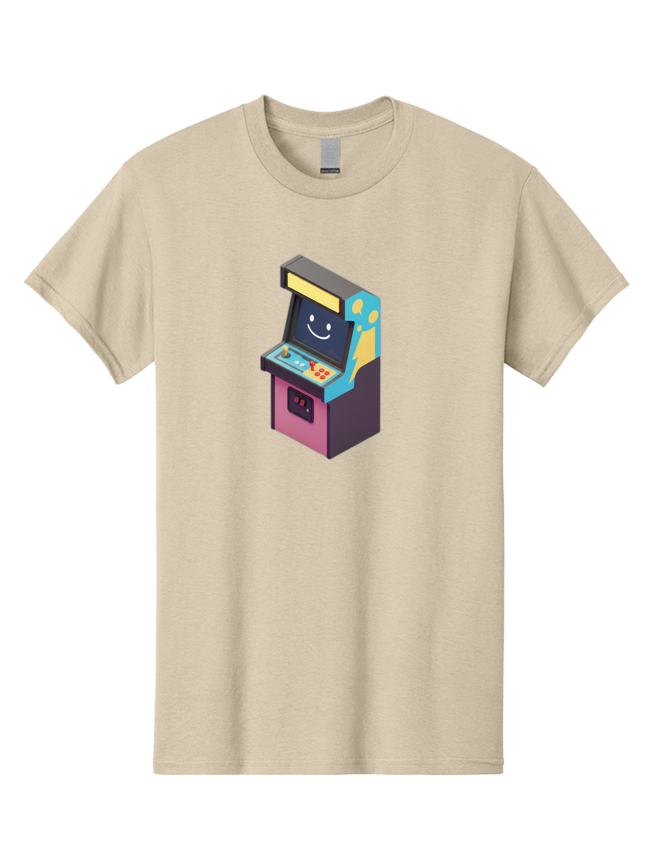 Arcade-Machine-1 Men'S Graphic Tee, 100% Cotton, Comfortable Casual Summer Wear, Machine Washable, Vintage Camera, Old Camera, Antique Camera, Black Camera, Classic Photography, Photography Equipment, Nostalgic Device, Film Camera, Camera Art Bao076