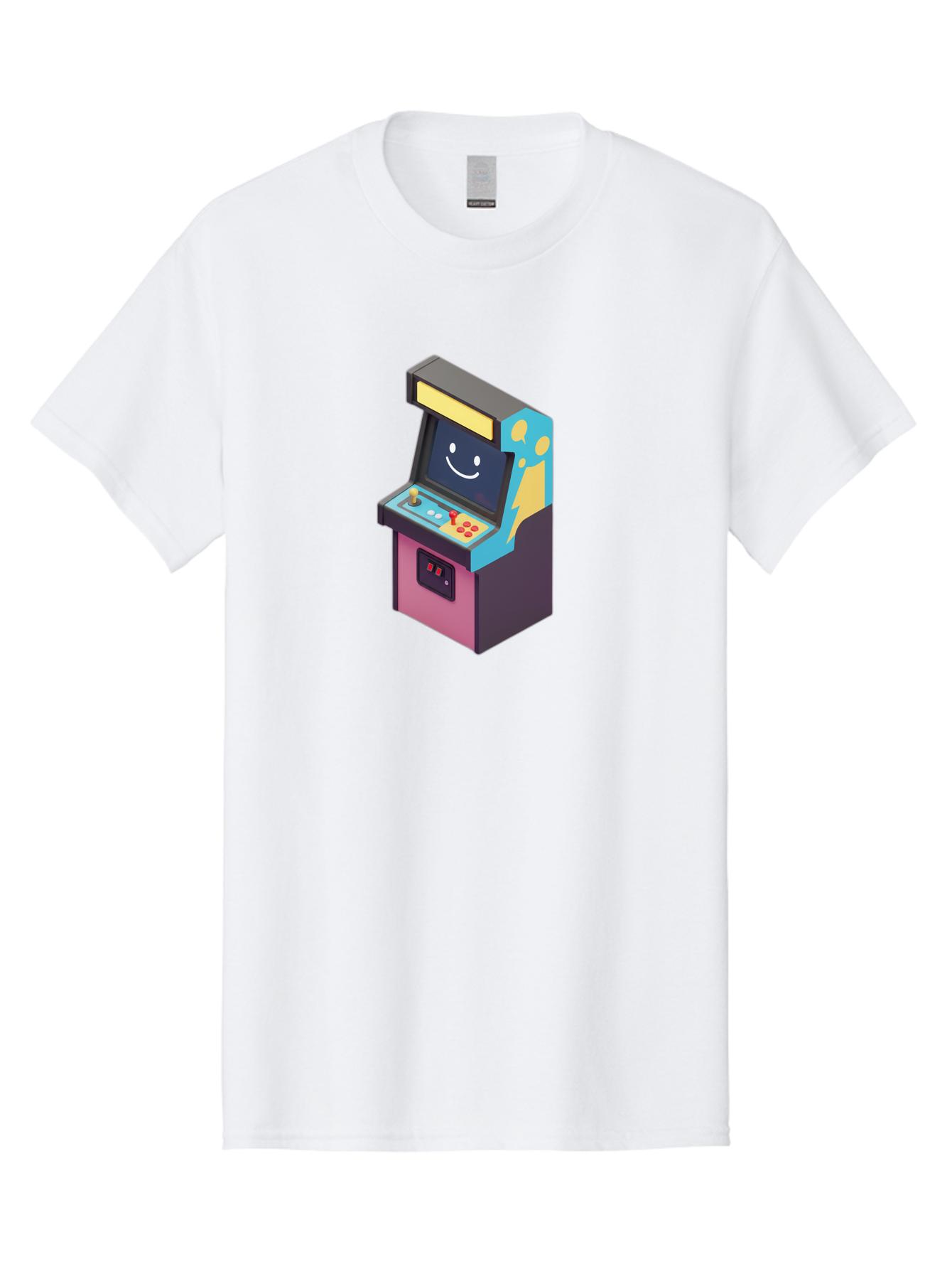 Arcade-Machine-1 Men'S Graphic Tee, 100% Cotton, Comfortable Casual Summer Wear, Machine Washable, Vintage Camera, Old Camera, Antique Camera, Black Camera, Classic Photography, Photography Equipment, Nostalgic Device, Film Camera, Camera Art Bao076