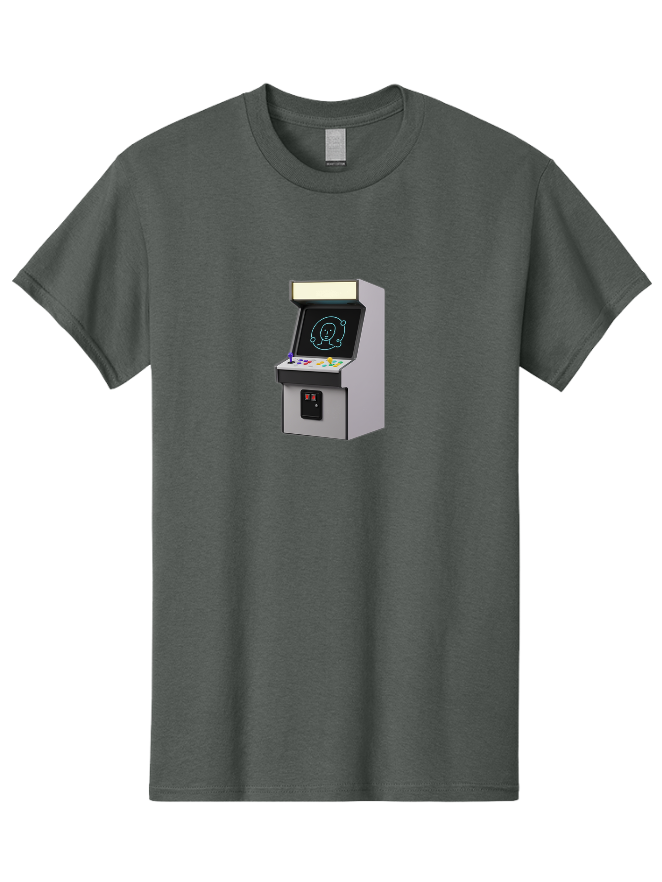 Arcade-Machine-2 Men'S Graphic Tee, 100% Cotton, Comfortable Casual Summer Wear, Machine Washable, Vintage Camera, Old Camera, Antique Camera, Black Camera, Classic Photography, Photography Equipment, Nostalgic Device, Film Camera, Camera Art Bao077