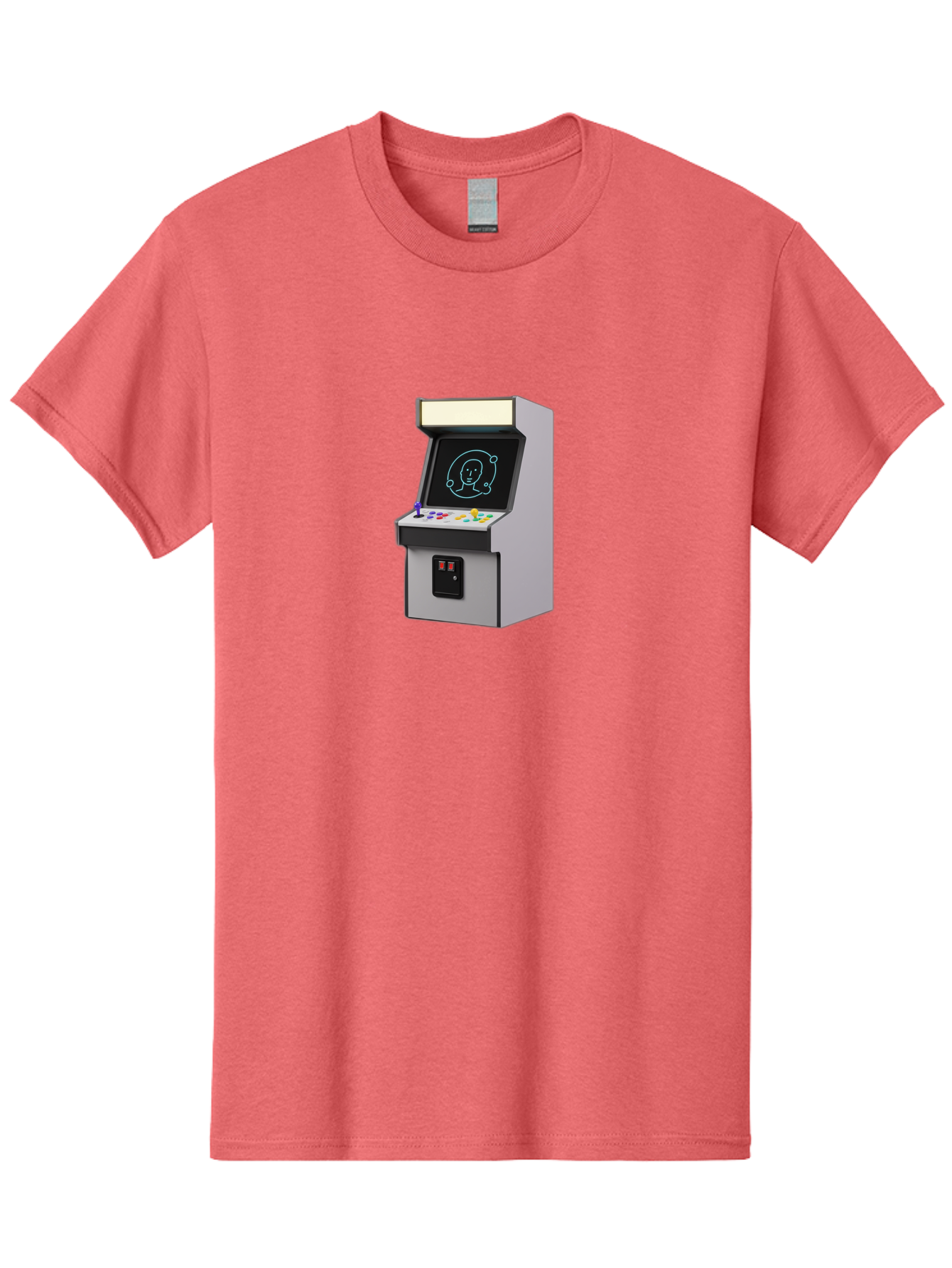 Arcade-Machine-2 Men'S Graphic Tee, 100% Cotton, Comfortable Casual Summer Wear, Machine Washable, Vintage Camera, Old Camera, Antique Camera, Black Camera, Classic Photography, Photography Equipment, Nostalgic Device, Film Camera, Camera Art Bao077