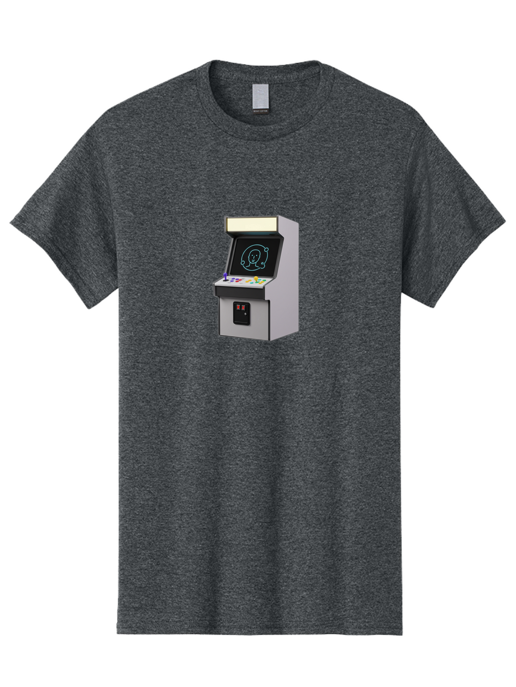 Arcade-Machine-2 Men'S Graphic Tee, 100% Cotton, Comfortable Casual Summer Wear, Machine Washable, Vintage Camera, Old Camera, Antique Camera, Black Camera, Classic Photography, Photography Equipment, Nostalgic Device, Film Camera, Camera Art Bao077