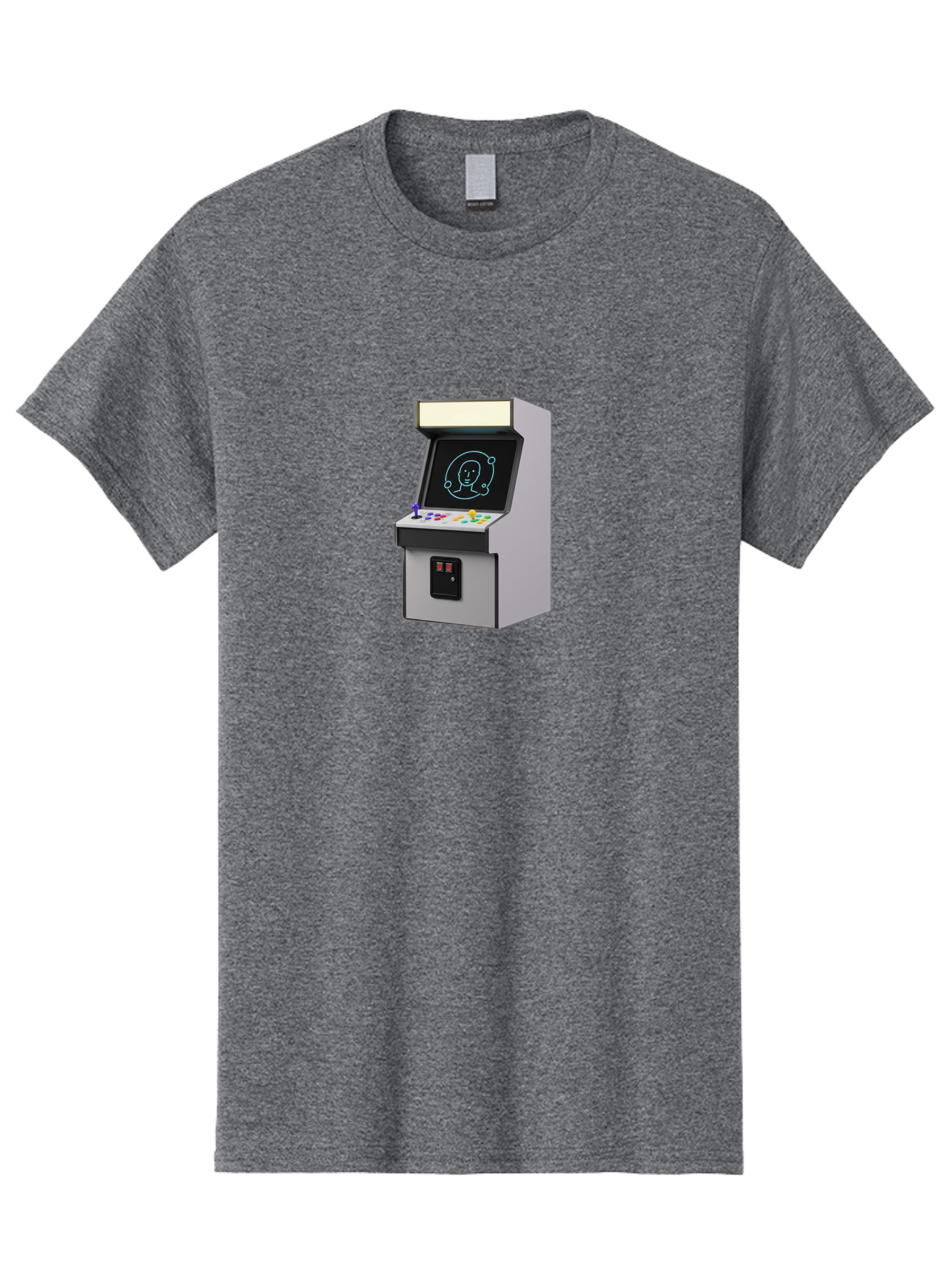Arcade-Machine-2 Men'S Graphic Tee, 100% Cotton, Comfortable Casual Summer Wear, Machine Washable, Vintage Camera, Old Camera, Antique Camera, Black Camera, Classic Photography, Photography Equipment, Nostalgic Device, Film Camera, Camera Art Bao077