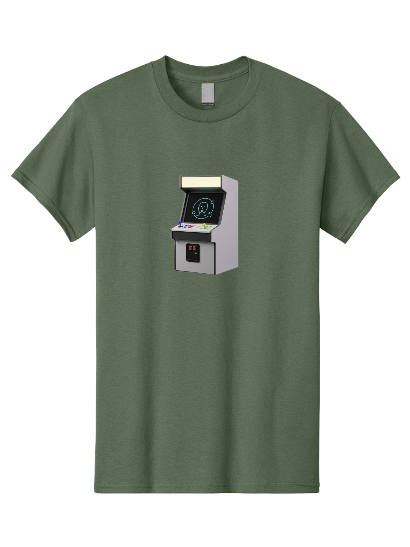 Arcade-Machine-2 Men'S Graphic Tee, 100% Cotton, Comfortable Casual Summer Wear, Machine Washable, Vintage Camera, Old Camera, Antique Camera, Black Camera, Classic Photography, Photography Equipment, Nostalgic Device, Film Camera, Camera Art Bao077