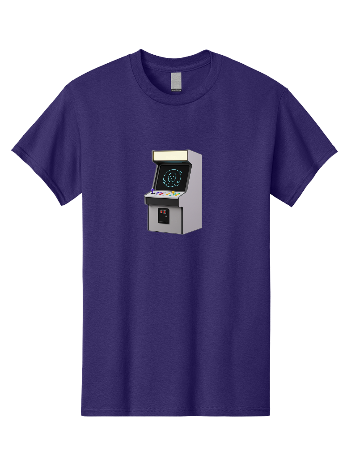 Arcade-Machine-2 Men'S Graphic Tee, 100% Cotton, Comfortable Casual Summer Wear, Machine Washable, Vintage Camera, Old Camera, Antique Camera, Black Camera, Classic Photography, Photography Equipment, Nostalgic Device, Film Camera, Camera Art Bao077