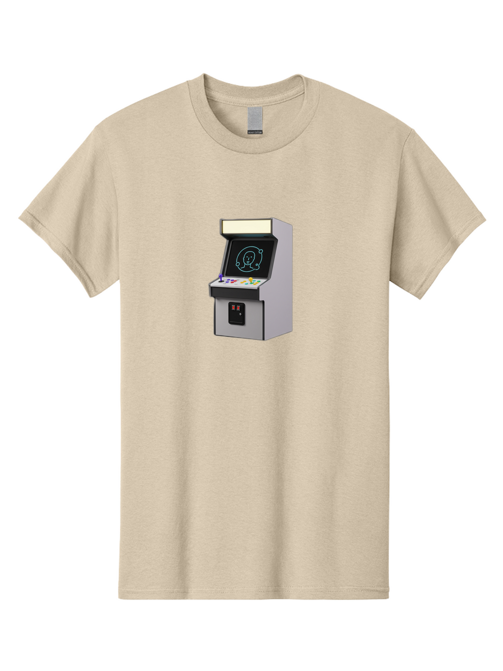 Arcade-Machine-2 Men'S Graphic Tee, 100% Cotton, Comfortable Casual Summer Wear, Machine Washable, Vintage Camera, Old Camera, Antique Camera, Black Camera, Classic Photography, Photography Equipment, Nostalgic Device, Film Camera, Camera Art Bao077