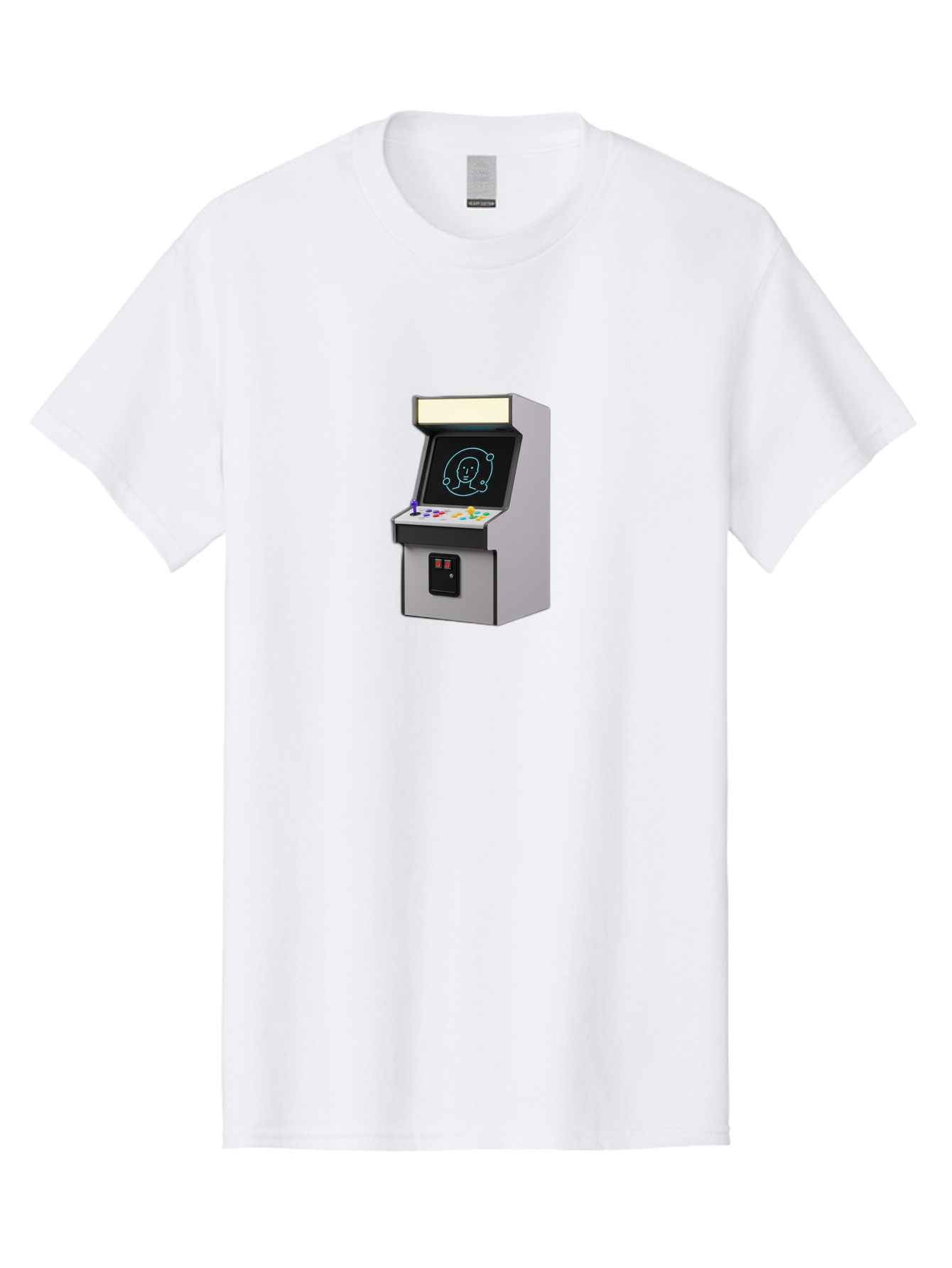 Arcade-Machine-2 Men'S Graphic Tee, 100% Cotton, Comfortable Casual Summer Wear, Machine Washable, Vintage Camera, Old Camera, Antique Camera, Black Camera, Classic Photography, Photography Equipment, Nostalgic Device, Film Camera, Camera Art Bao077