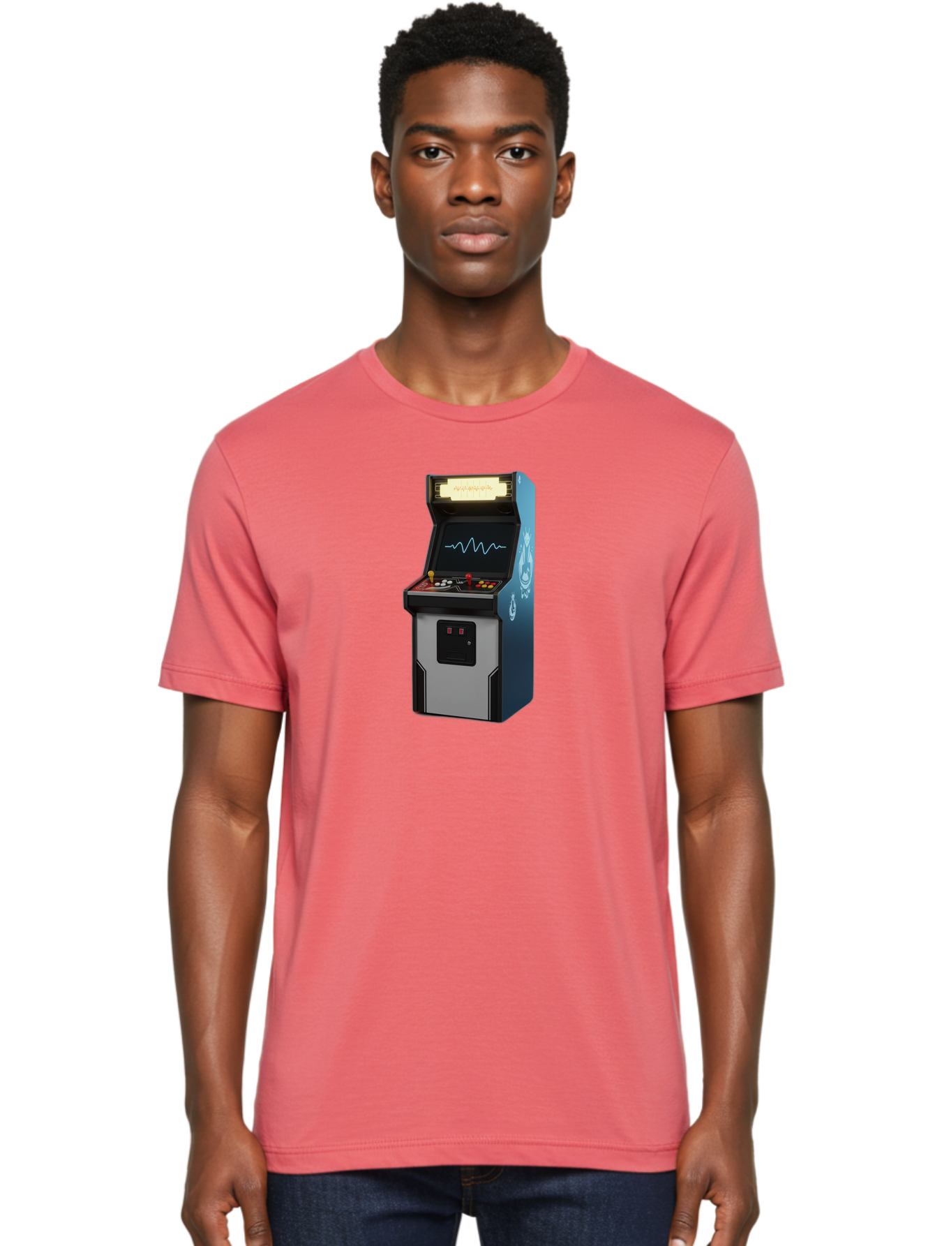 Arcade-Machine Men'S Graphic Tee, 100% Cotton, Comfortable Casual Summer Wear, Machine Washable, Vintage Camera, Old Camera, Antique Camera, Black Camera, Classic Photography, Photography Equipment, Nostalgic Device, Film Camera, Camera Art Bao078