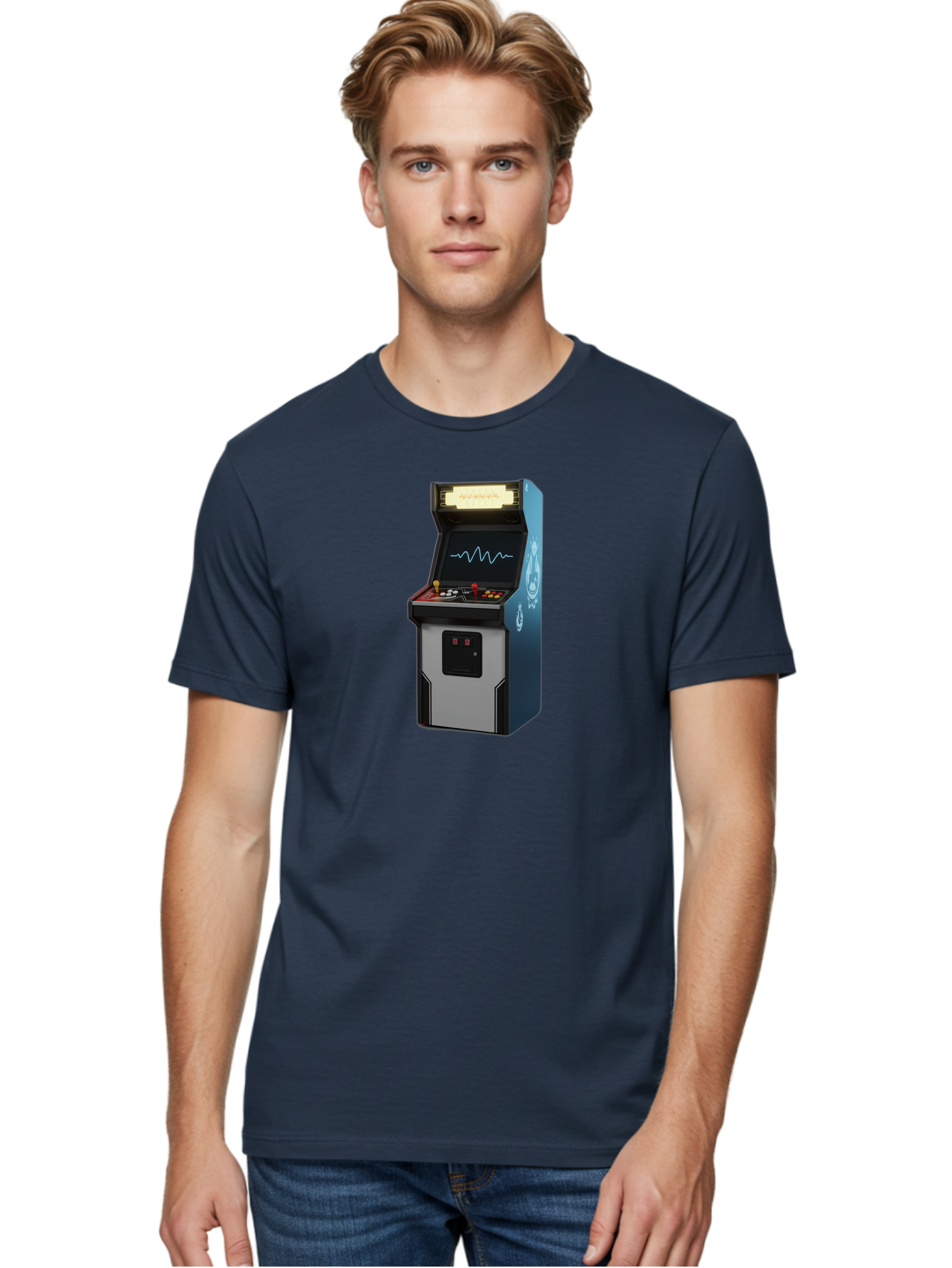 Arcade-Machine Men'S Graphic Tee, 100% Cotton, Comfortable Casual Summer Wear, Machine Washable, Vintage Camera, Old Camera, Antique Camera, Black Camera, Classic Photography, Photography Equipment, Nostalgic Device, Film Camera, Camera Art Bao078