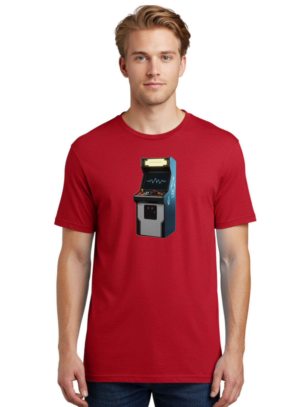 Arcade-Machine Men'S Graphic Tee, 100% Cotton, Comfortable Casual Summer Wear, Machine Washable, Vintage Camera, Old Camera, Antique Camera, Black Camera, Classic Photography, Photography Equipment, Nostalgic Device, Film Camera, Camera Art Bao078
