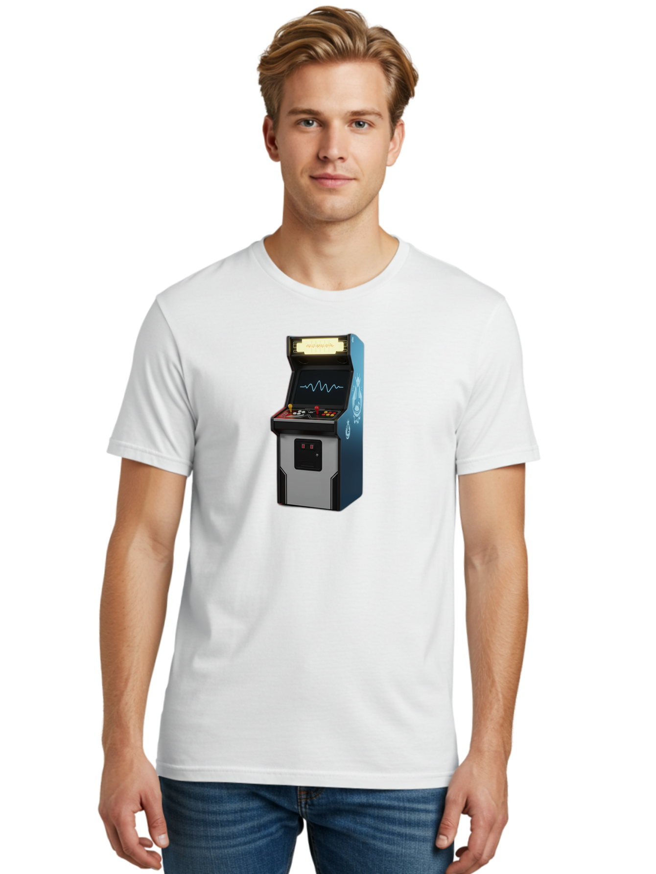 Arcade-Machine Men'S Graphic Tee, 100% Cotton, Comfortable Casual Summer Wear, Machine Washable, Vintage Camera, Old Camera, Antique Camera, Black Camera, Classic Photography, Photography Equipment, Nostalgic Device, Film Camera, Camera Art Bao078