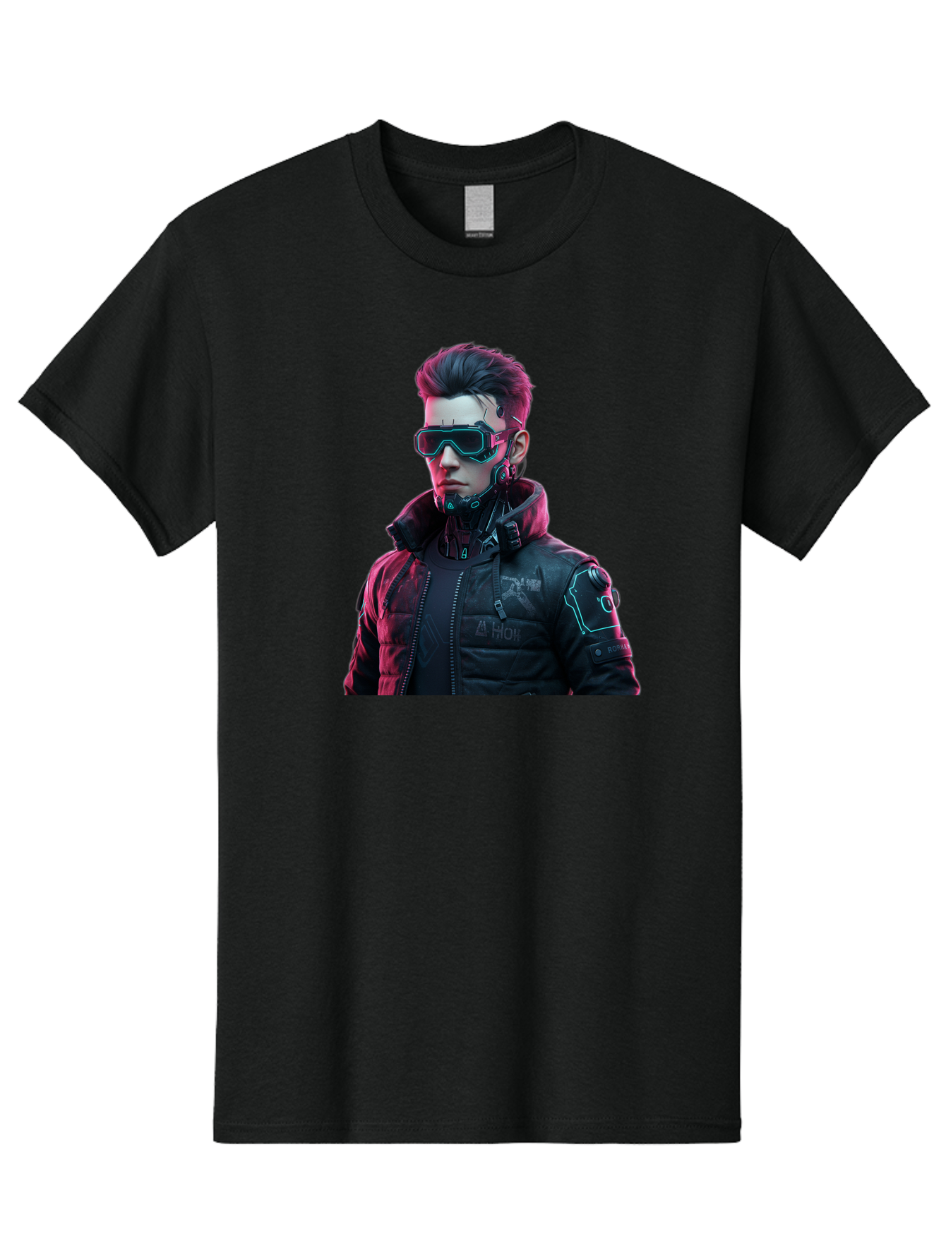 Arion-Cyberpunk-Character Men'S Graphic Tee, 100% Cotton, Comfortable Casual Summer Wear, Machine Washable, Vintage Camera, Old Camera, Antique Camera, Black Camera, Classic Photography, Photography Equipment, Nostalgic Device, Film Camera, Bao080