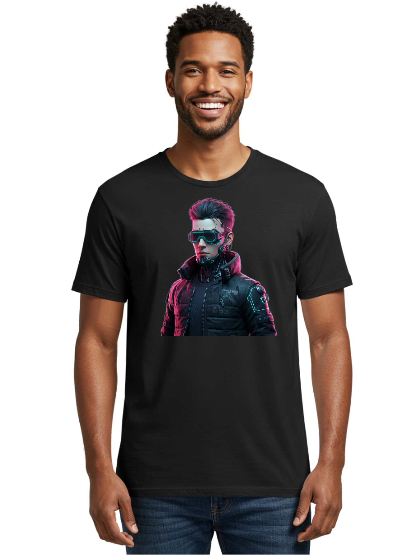Arion-Cyberpunk-Character Men'S Graphic Tee, 100% Cotton, Comfortable Casual Summer Wear, Machine Washable, Vintage Camera, Old Camera, Antique Camera, Black Camera, Classic Photography, Photography Equipment, Nostalgic Device, Film Camera, Bao080