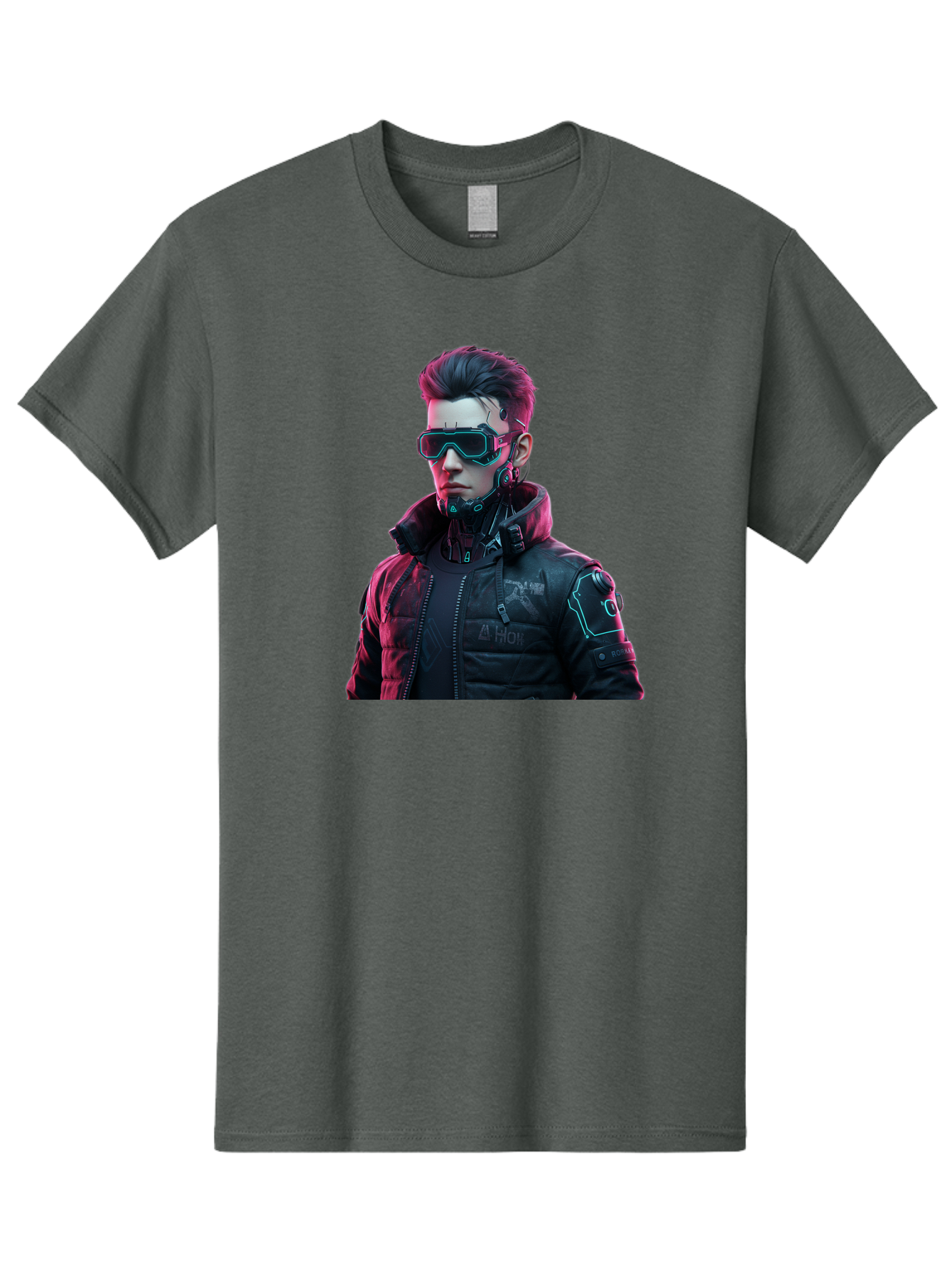 Arion-Cyberpunk-Character Men'S Graphic Tee, 100% Cotton, Comfortable Casual Summer Wear, Machine Washable, Vintage Camera, Old Camera, Antique Camera, Black Camera, Classic Photography, Photography Equipment, Nostalgic Device, Film Camera, Bao080