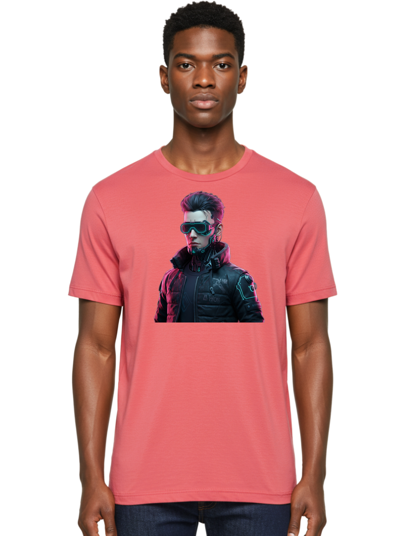 Arion-Cyberpunk-Character Men'S Graphic Tee, 100% Cotton, Comfortable Casual Summer Wear, Machine Washable, Vintage Camera, Old Camera, Antique Camera, Black Camera, Classic Photography, Photography Equipment, Nostalgic Device, Film Camera, Bao080
