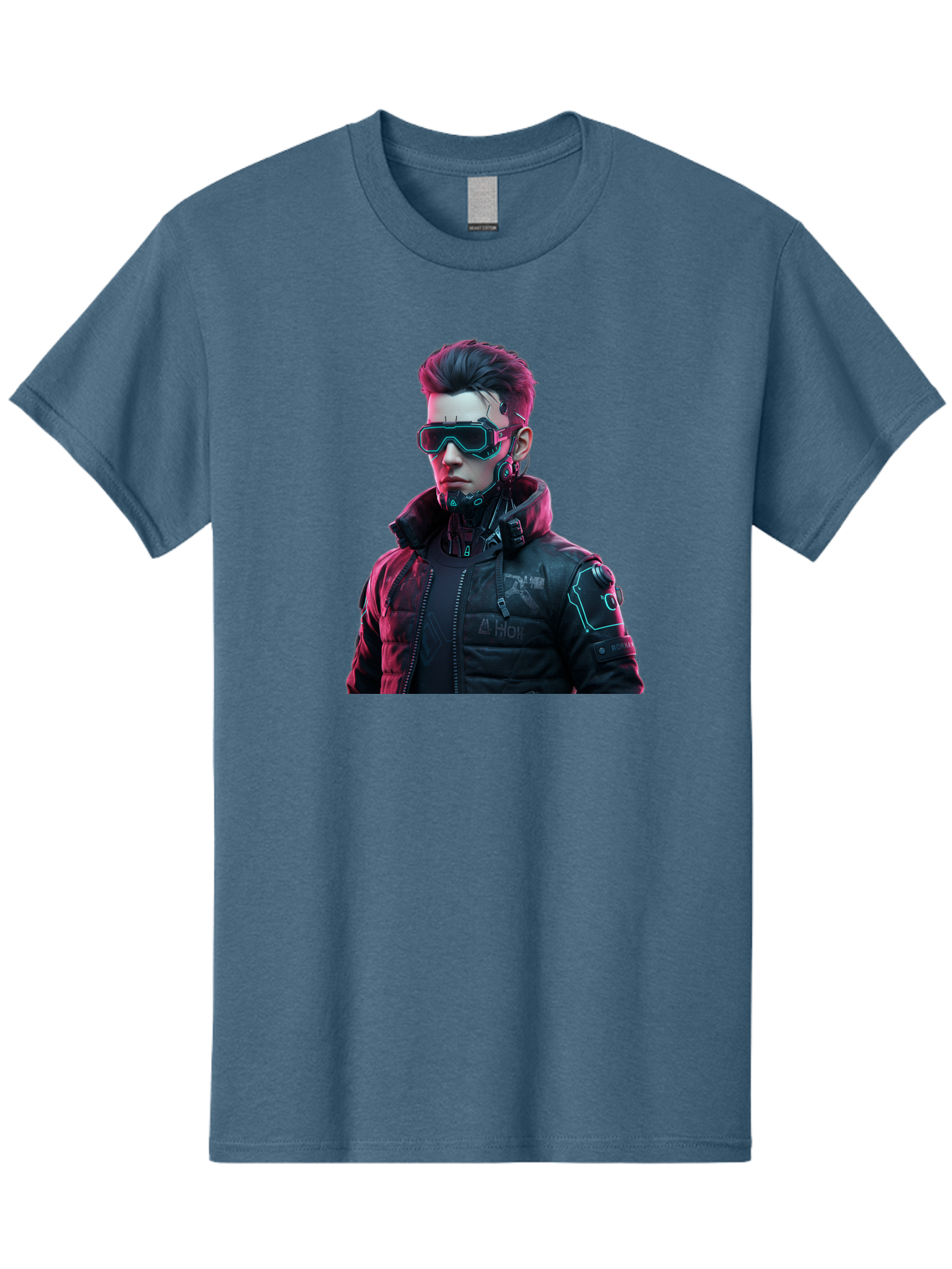 Arion-Cyberpunk-Character Men'S Graphic Tee, 100% Cotton, Comfortable Casual Summer Wear, Machine Washable, Vintage Camera, Old Camera, Antique Camera, Black Camera, Classic Photography, Photography Equipment, Nostalgic Device, Film Camera, Bao080
