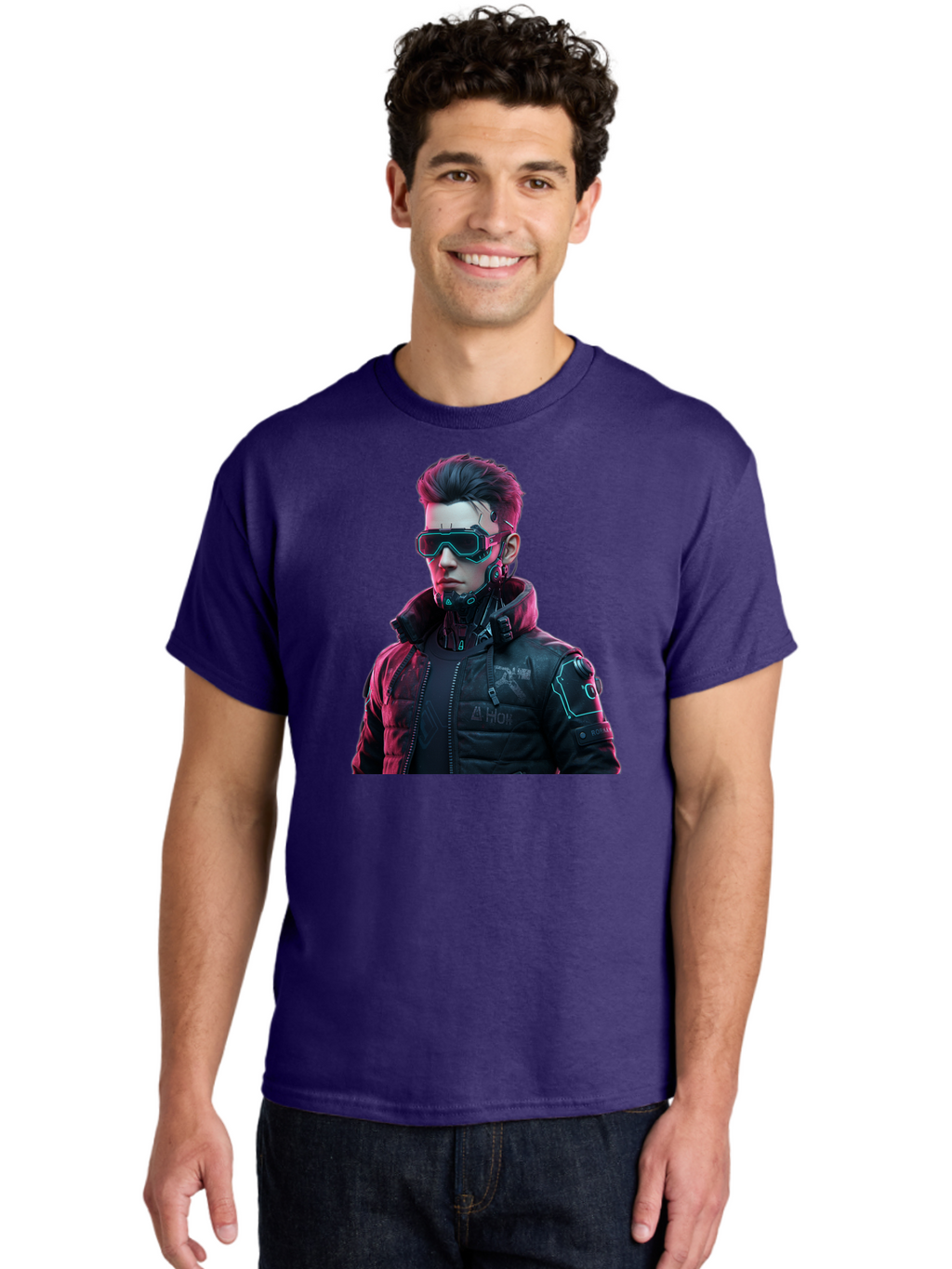Arion-Cyberpunk-Character Men'S Graphic Tee, 100% Cotton, Comfortable Casual Summer Wear, Machine Washable, Vintage Camera, Old Camera, Antique Camera, Black Camera, Classic Photography, Photography Equipment, Nostalgic Device, Film Camera, Bao080