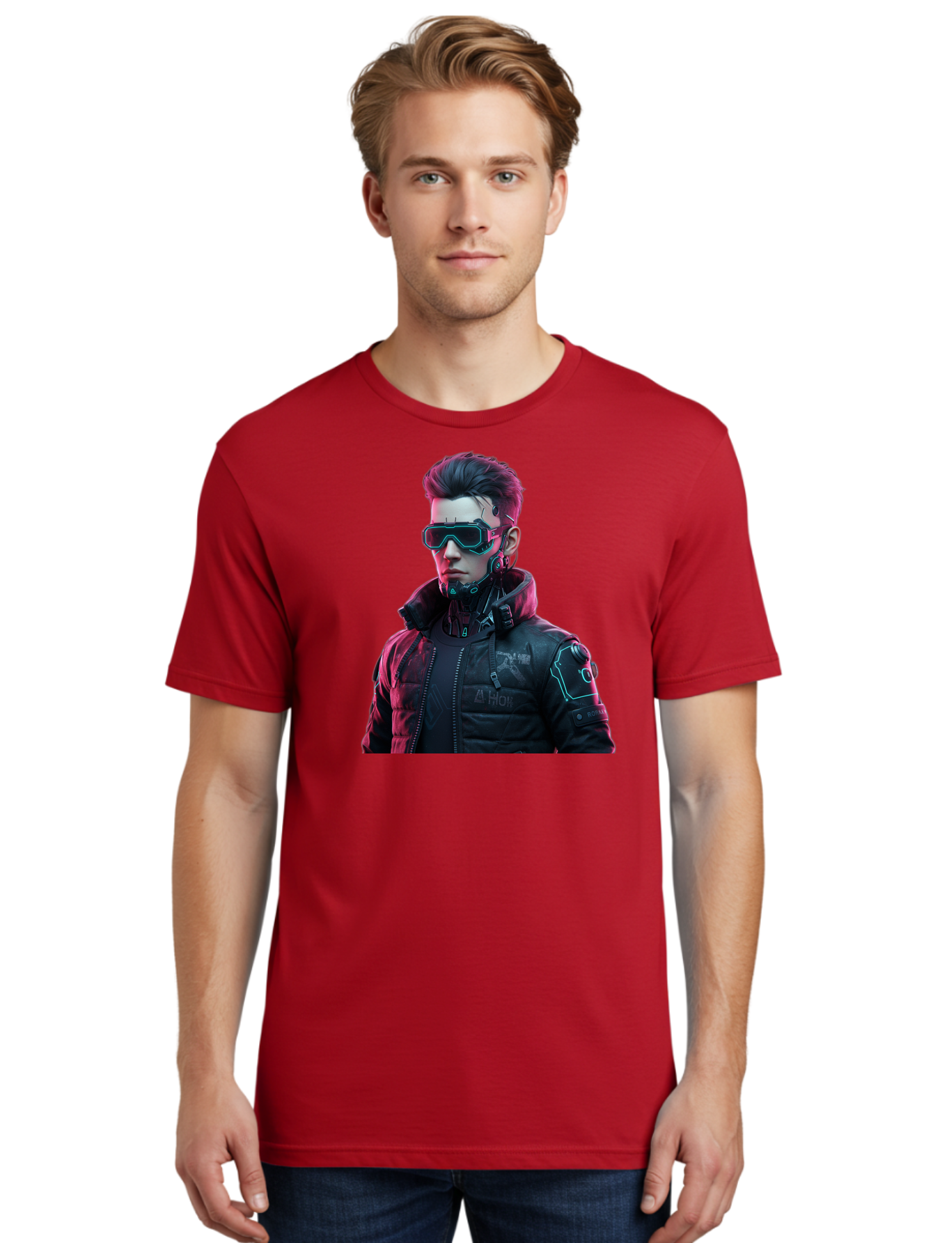 Arion-Cyberpunk-Character Men'S Graphic Tee, 100% Cotton, Comfortable Casual Summer Wear, Machine Washable, Vintage Camera, Old Camera, Antique Camera, Black Camera, Classic Photography, Photography Equipment, Nostalgic Device, Film Camera, Bao080