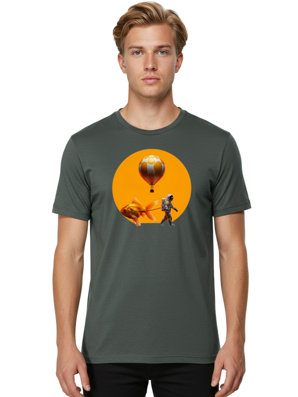 Astronaut-And-Goldfish Men'S Graphic Tee, 100% Cotton, Comfortable Casual Summer Wear, Machine Washable, Vintage Camera, Old Camera, Antique Camera, Black Camera, Classic Photography, Photography Equipment, Nostalgic Device, Film Camera, Bao081