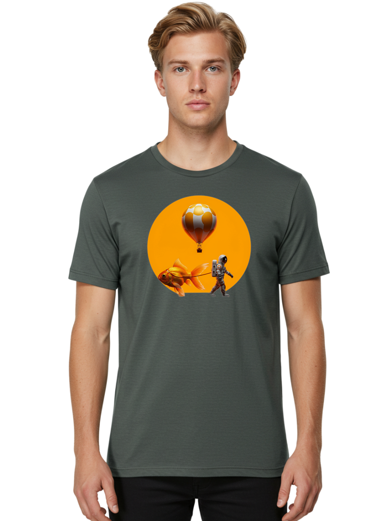 Astronaut-And-Goldfish Men'S Graphic Tee, 100% Cotton, Comfortable Casual Summer Wear, Machine Washable, Vintage Camera, Old Camera, Antique Camera, Black Camera, Classic Photography, Photography Equipment, Nostalgic Device, Film Camera, Bao081