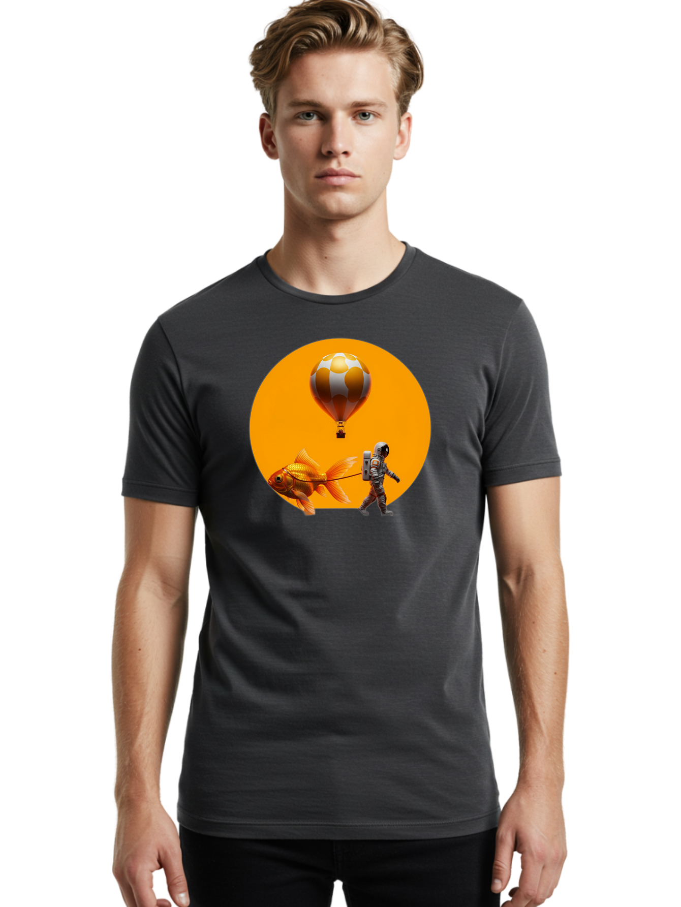 Astronaut-And-Goldfish Men'S Graphic Tee, 100% Cotton, Comfortable Casual Summer Wear, Machine Washable, Vintage Camera, Old Camera, Antique Camera, Black Camera, Classic Photography, Photography Equipment, Nostalgic Device, Film Camera, Bao081