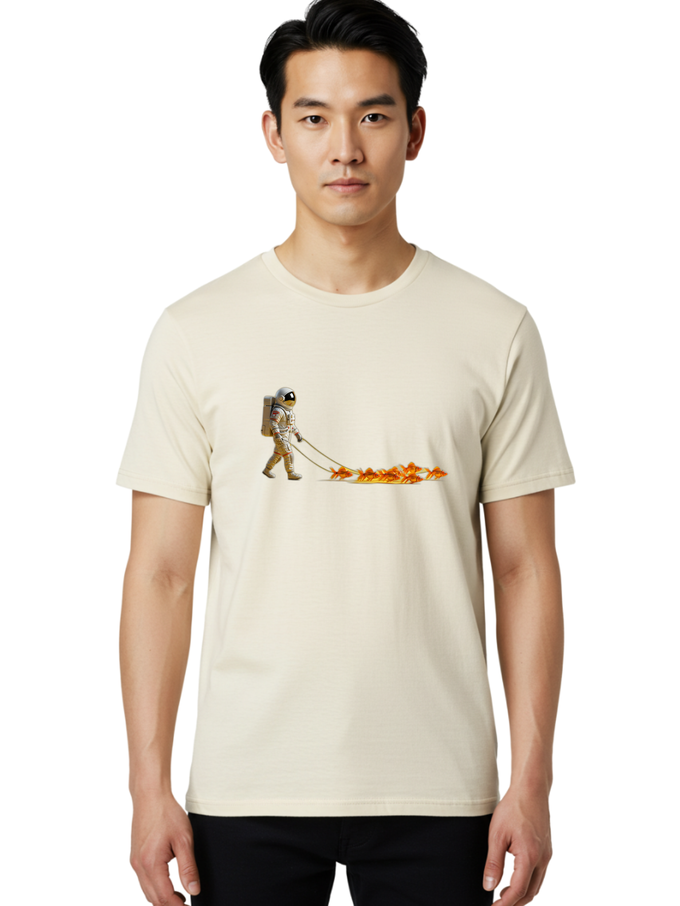 Astronaut-Mowing-Lawn Men'S Graphic Tee, 100% Cotton, Comfortable Casual Summer Wear, Machine Washable, Vintage Camera, Old Camera, Antique Camera, Black Camera, Classic Photography, Photography Equipment, Nostalgic Device, Film Camera, Bao082