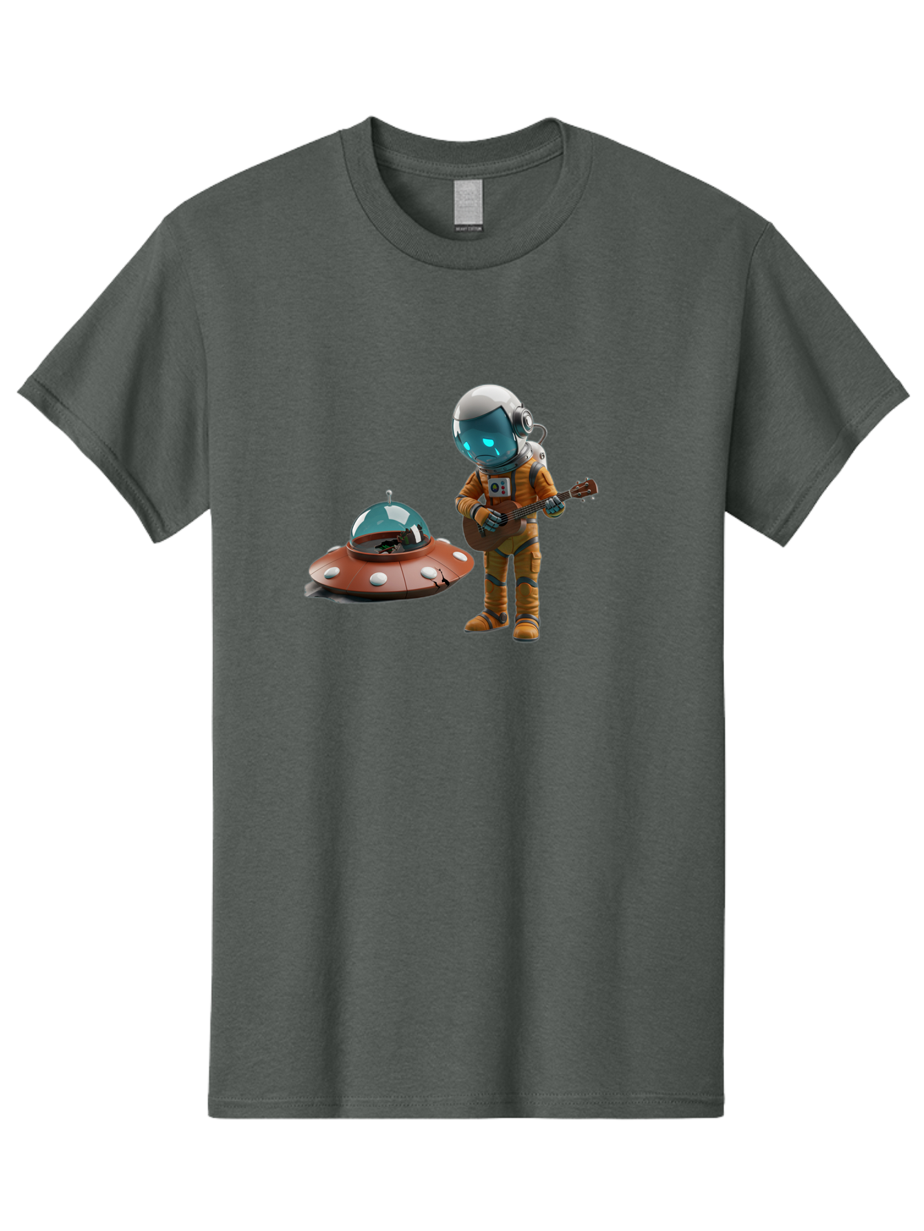 Astronaut-Playing-Guitar Men'S Graphic Tee, 100% Cotton, Comfortable Casual Summer Wear, Machine Washable, Vintage Camera, Old Camera, Antique Camera, Black Camera, Classic Photography, Photography Equipment, Nostalgic Device, Film Camera, Bao083