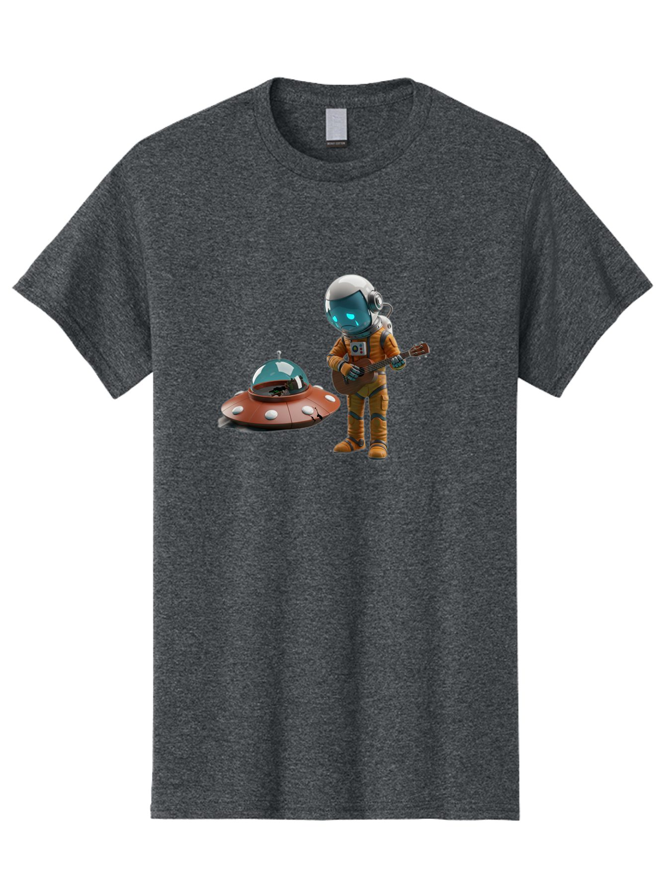 Astronaut-Playing-Guitar Men'S Graphic Tee, 100% Cotton, Comfortable Casual Summer Wear, Machine Washable, Vintage Camera, Old Camera, Antique Camera, Black Camera, Classic Photography, Photography Equipment, Nostalgic Device, Film Camera, Bao083