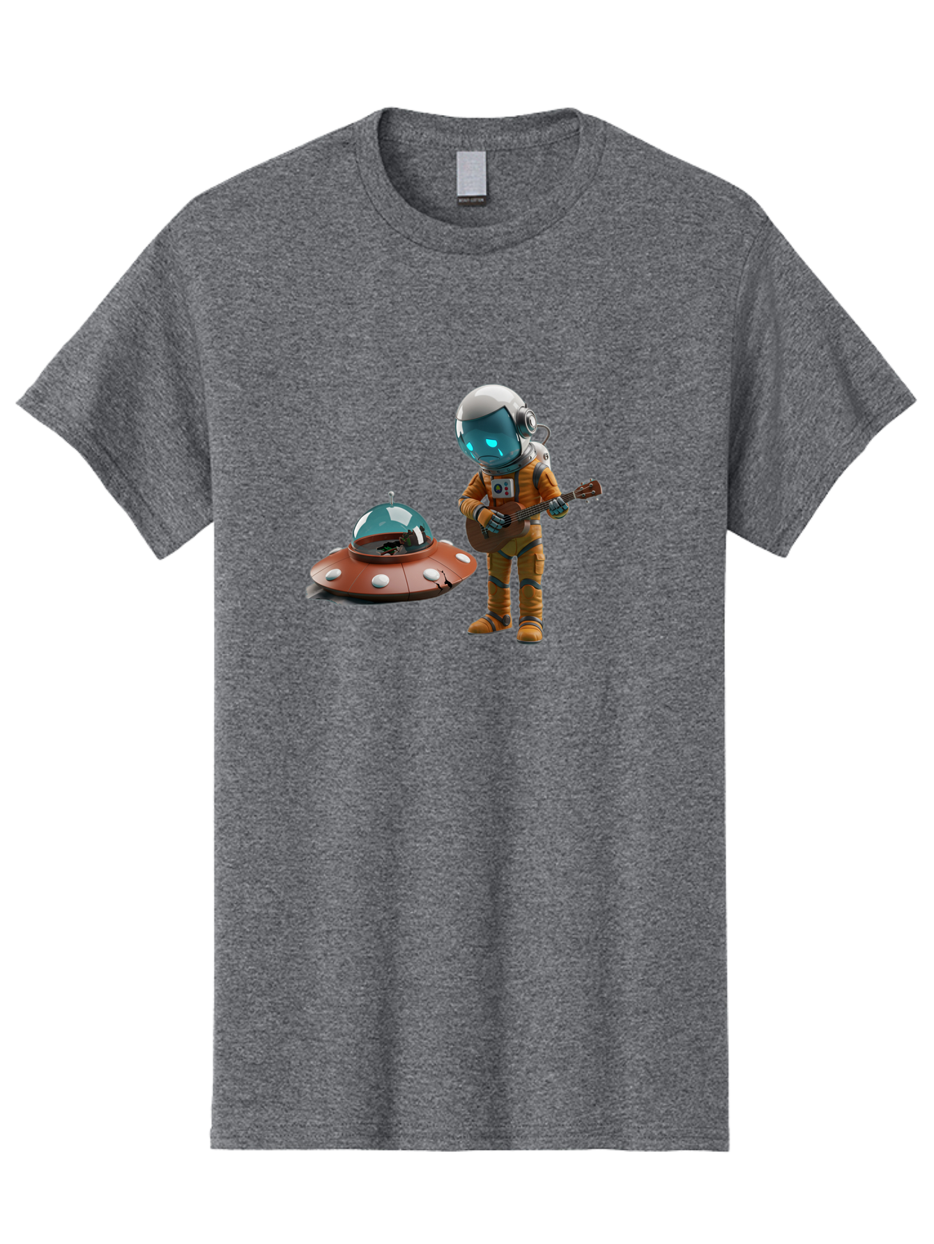 Astronaut-Playing-Guitar Men'S Graphic Tee, 100% Cotton, Comfortable Casual Summer Wear, Machine Washable, Vintage Camera, Old Camera, Antique Camera, Black Camera, Classic Photography, Photography Equipment, Nostalgic Device, Film Camera, Bao083