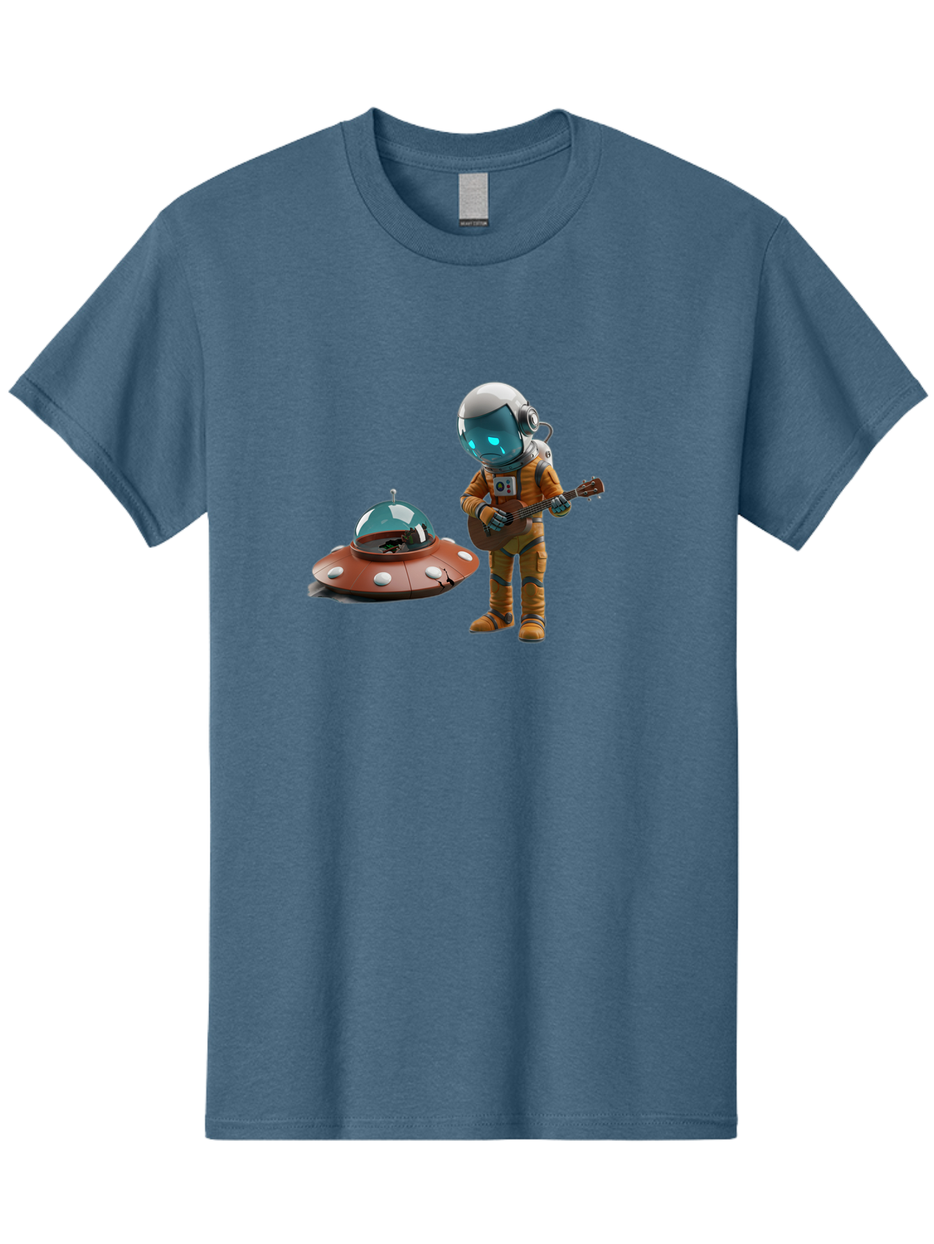 Astronaut-Playing-Guitar Men'S Graphic Tee, 100% Cotton, Comfortable Casual Summer Wear, Machine Washable, Vintage Camera, Old Camera, Antique Camera, Black Camera, Classic Photography, Photography Equipment, Nostalgic Device, Film Camera, Bao083