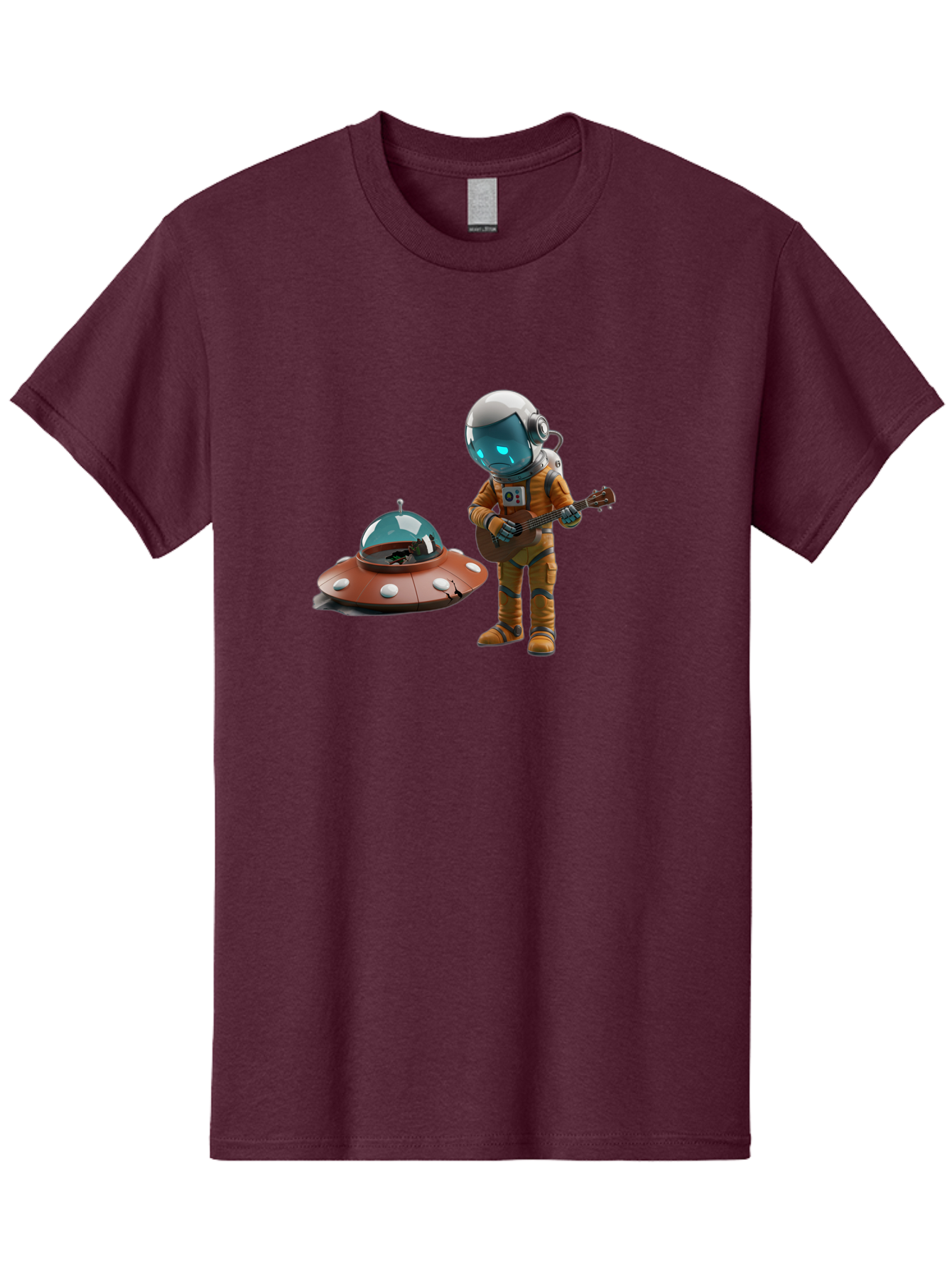 Astronaut-Playing-Guitar Men'S Graphic Tee, 100% Cotton, Comfortable Casual Summer Wear, Machine Washable, Vintage Camera, Old Camera, Antique Camera, Black Camera, Classic Photography, Photography Equipment, Nostalgic Device, Film Camera, Bao083