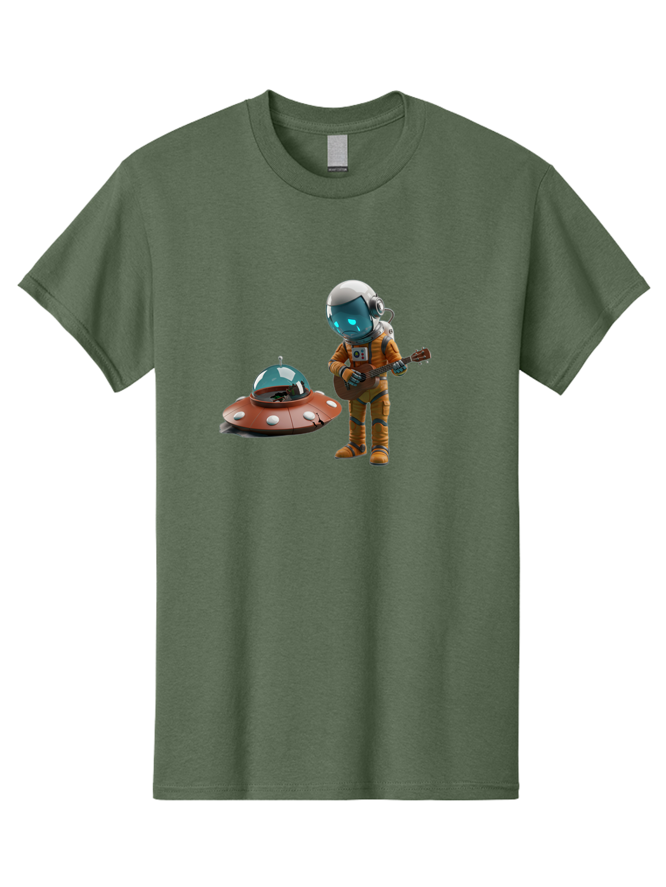 Astronaut-Playing-Guitar Men'S Graphic Tee, 100% Cotton, Comfortable Casual Summer Wear, Machine Washable, Vintage Camera, Old Camera, Antique Camera, Black Camera, Classic Photography, Photography Equipment, Nostalgic Device, Film Camera, Bao083