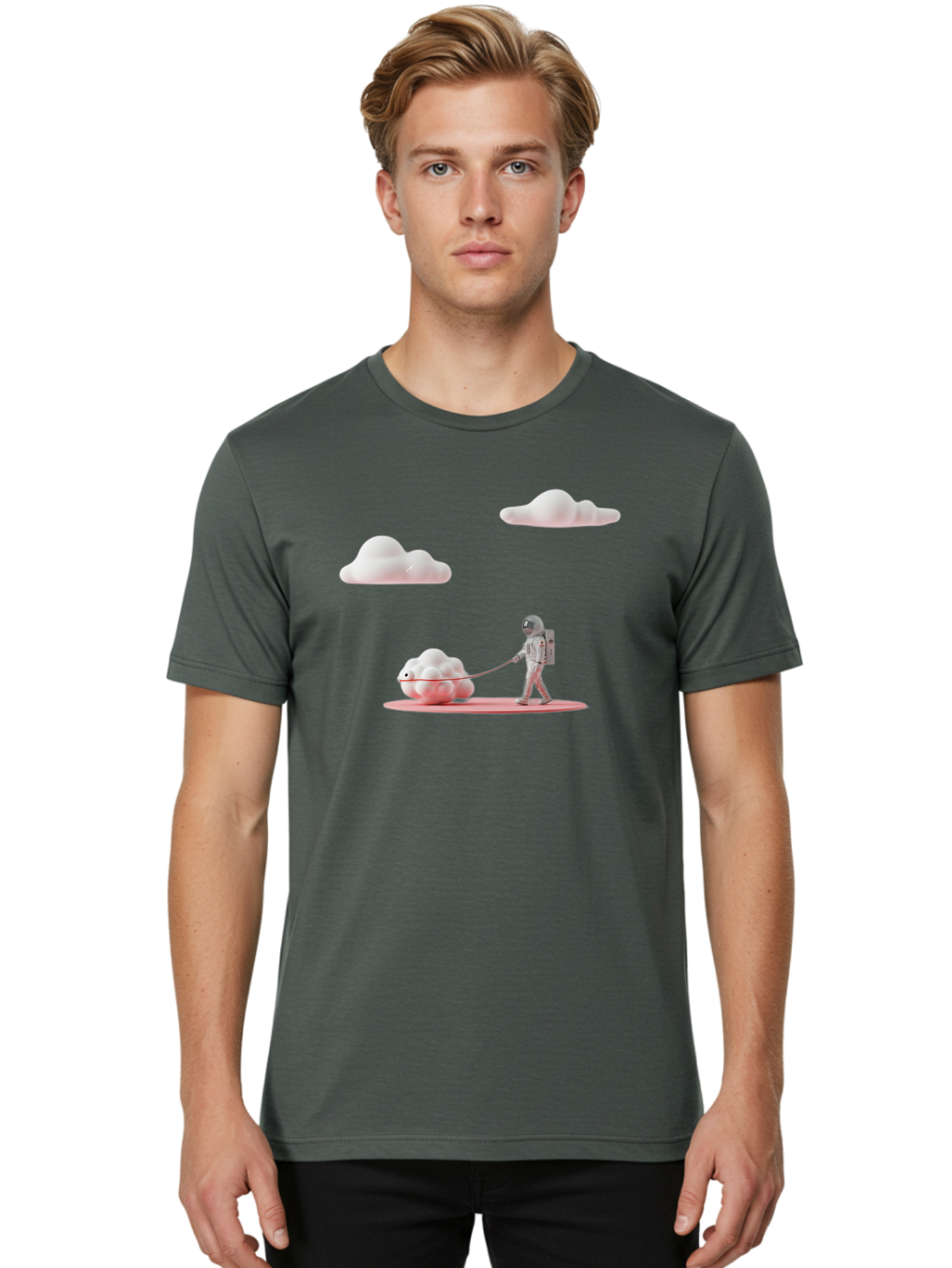 Astronaut-Walking-A-Cloud Men'S Graphic Tee, 100% Cotton, Comfortable Casual Summer Wear, Machine Washable, Vintage Camera, Old Camera, Antique Camera, Black Camera, Classic Photography, Photography Equipment, Nostalgic Device, Film Camera, Bao084