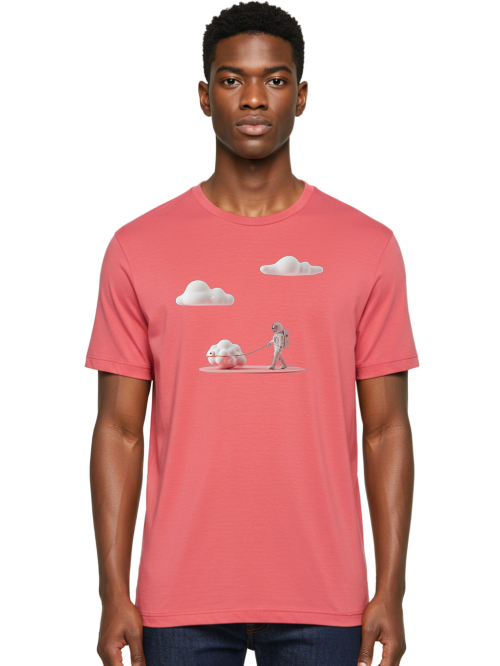 Astronaut-Walking-A-Cloud Men'S Graphic Tee, 100% Cotton, Comfortable Casual Summer Wear, Machine Washable, Vintage Camera, Old Camera, Antique Camera, Black Camera, Classic Photography, Photography Equipment, Nostalgic Device, Film Camera, Bao084